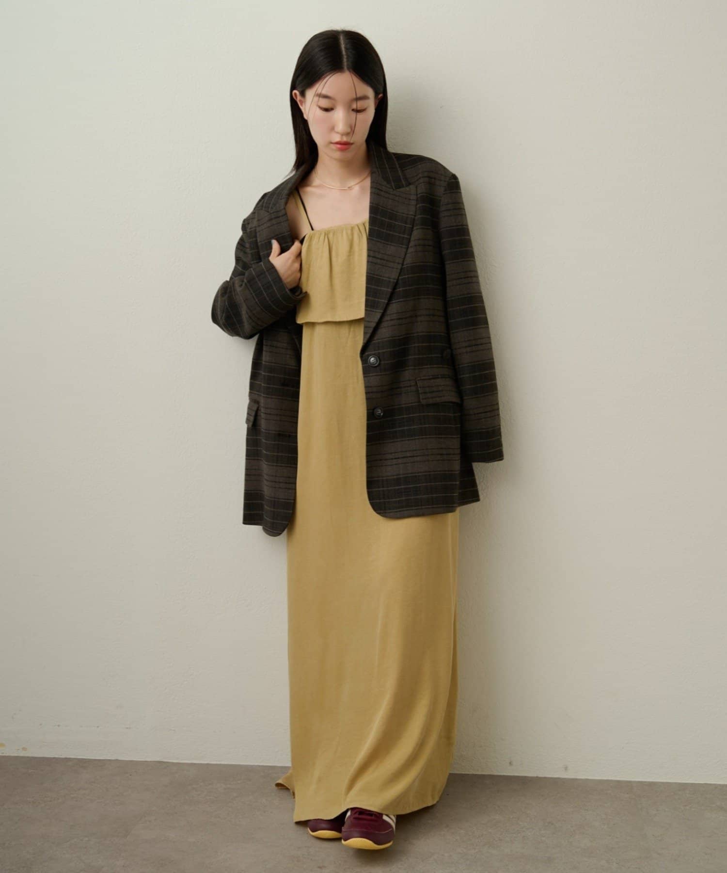 OUTLET(アウトレット) 【Omekashi】フリルキャミワンピース