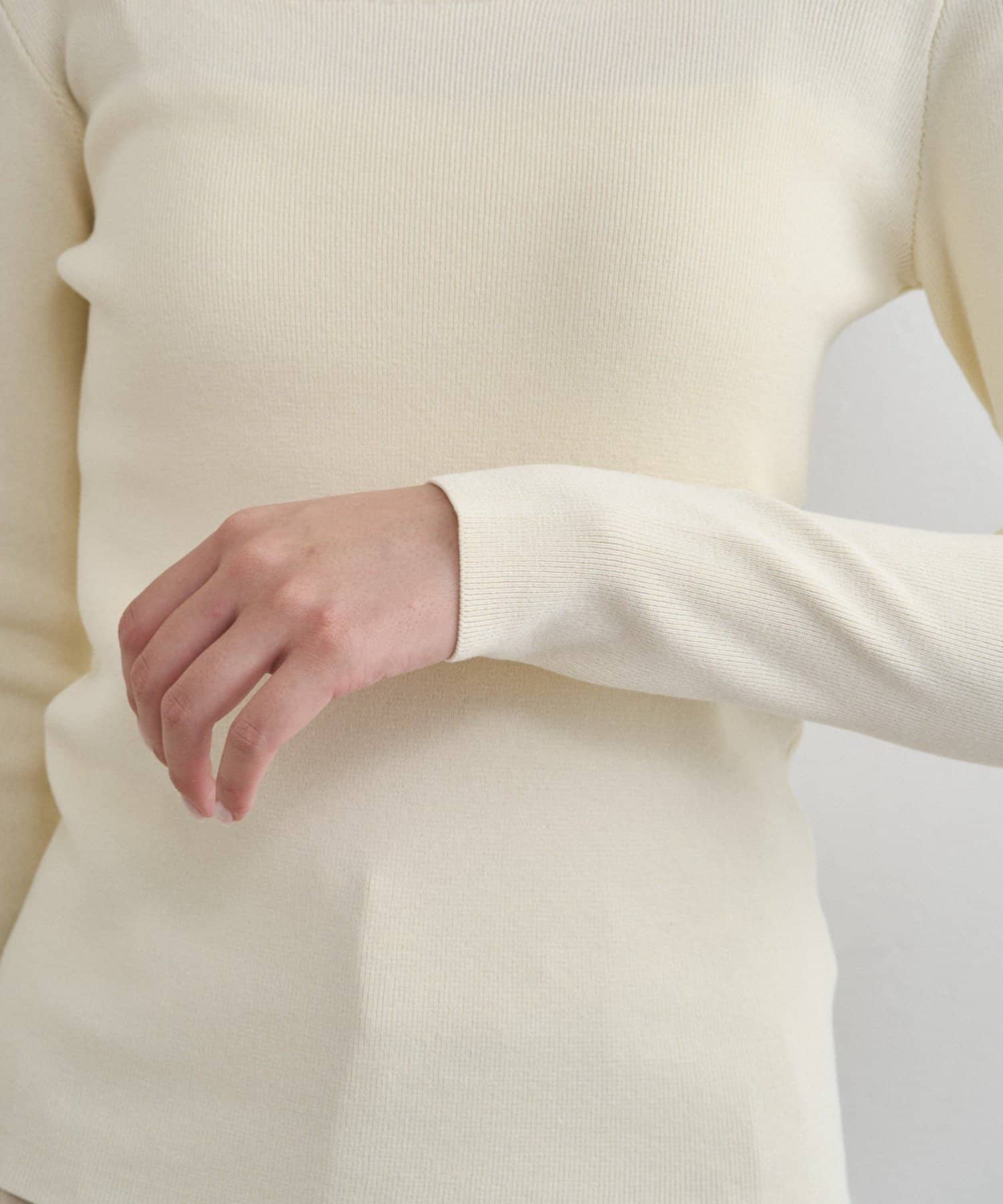 OUTLET(アウトレット) 【earthy_】スクエアネックニット