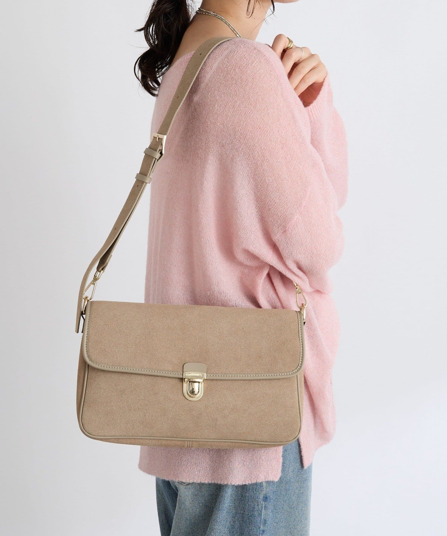 OUTLET(アウトレット) 【RIVE DROITE】フラップショルダーバッグ