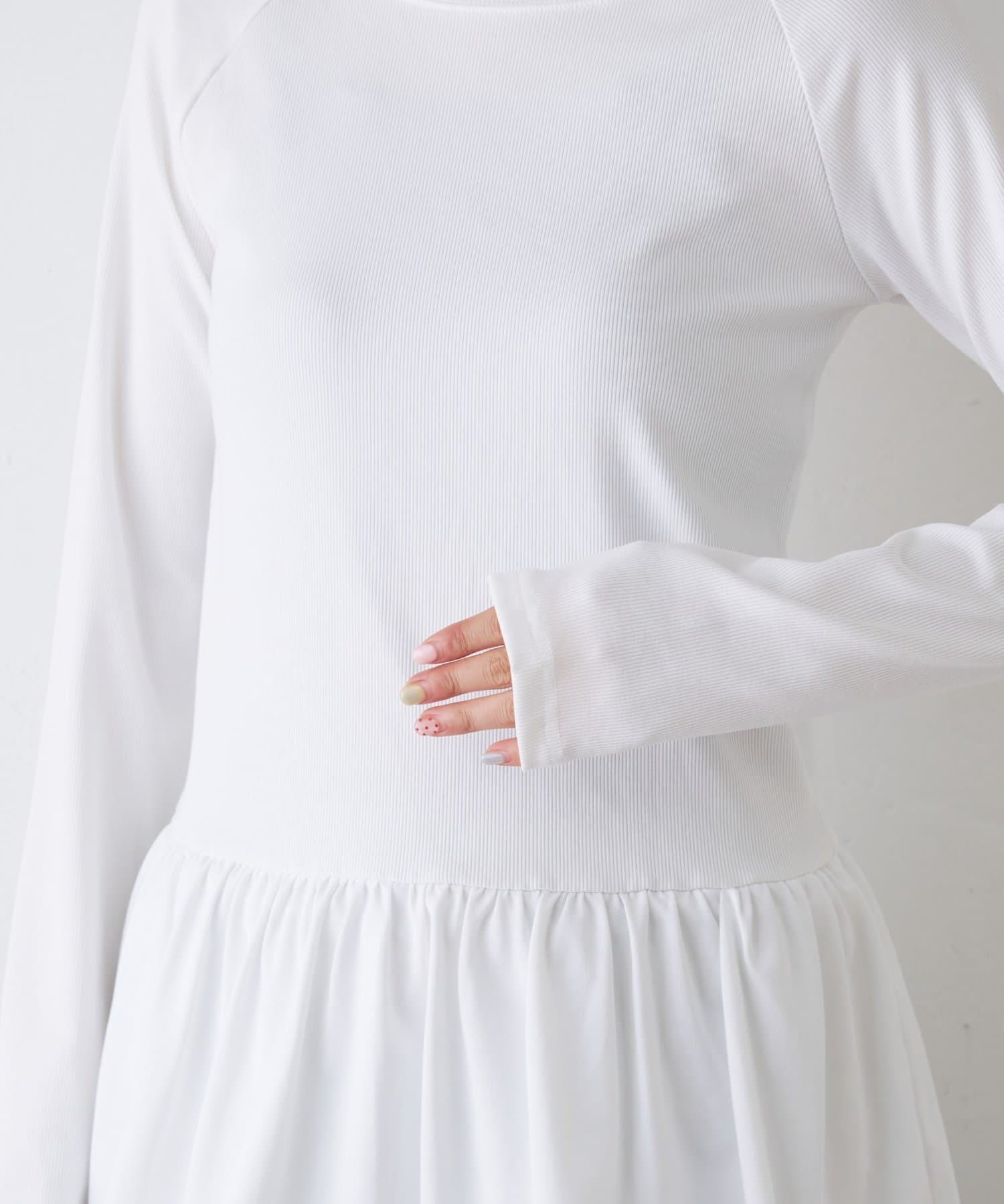 OUTLET(アウトレット) 【CIAOPANIC TYPY】裾フリル・バルーンアソートロンTEE