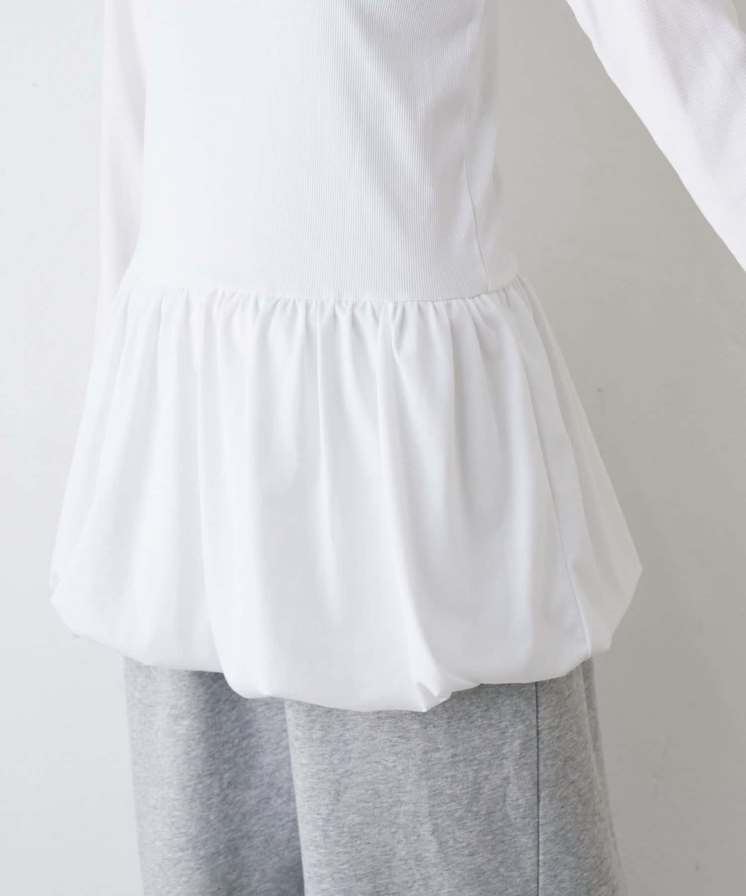 OUTLET(アウトレット) 【CIAOPANIC TYPY】裾フリル・バルーンアソートロンTEE