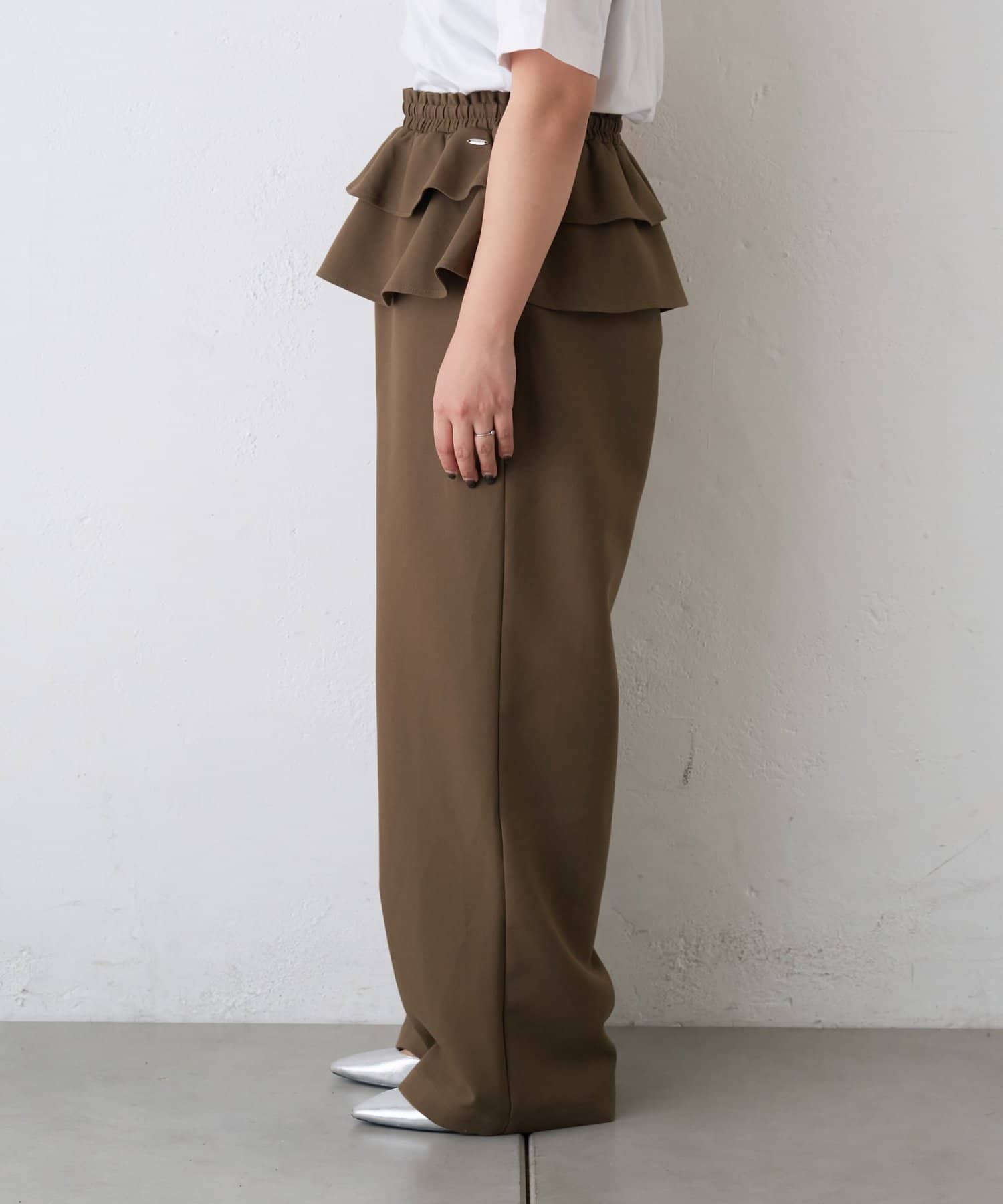 OUTLET(アウトレット) 【CIAOPANIC TYPY】フリル付きスラックス