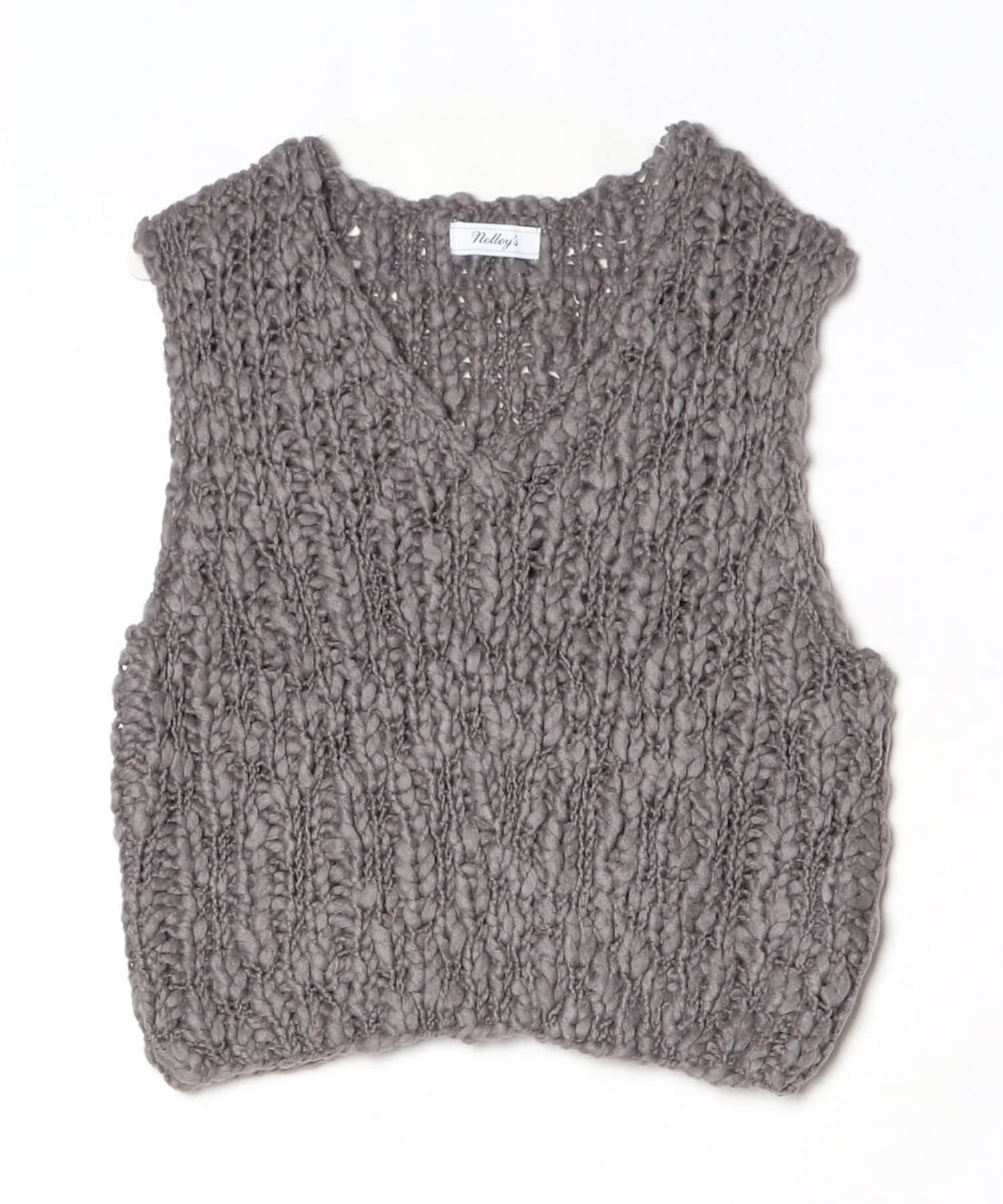 NOLLEY'S(ノーリーズ) Vネックニットベスト
