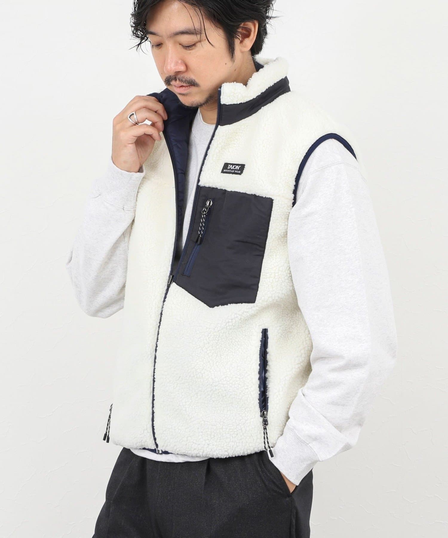 NOLLEY'S(ノーリーズ) 【TAION/タイオン】DOWN×BOA REVERSIBLE VEST