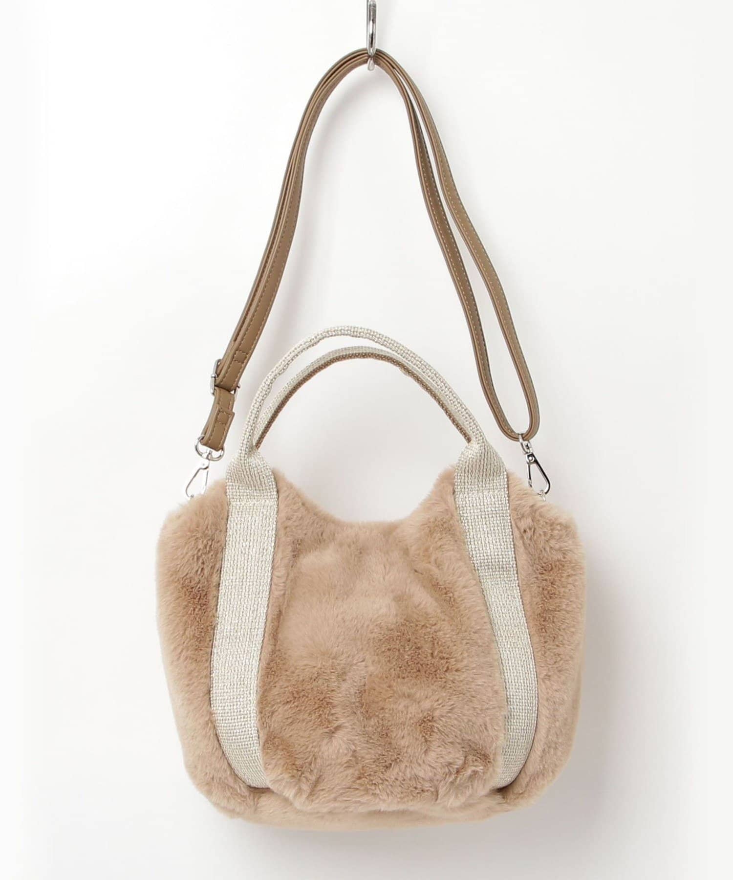 FREDY & GLOSTER(フレディ アンド グロスター) ラメテープ2WAYエコファートートバッグ