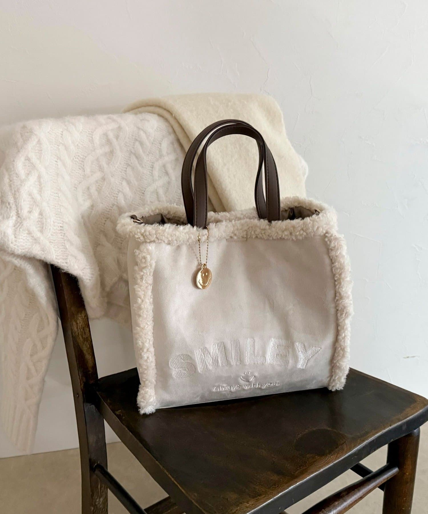 FREDY & GLOSTER(フレディ アンド グロスター) SMILEYエコファームートントートバッグ