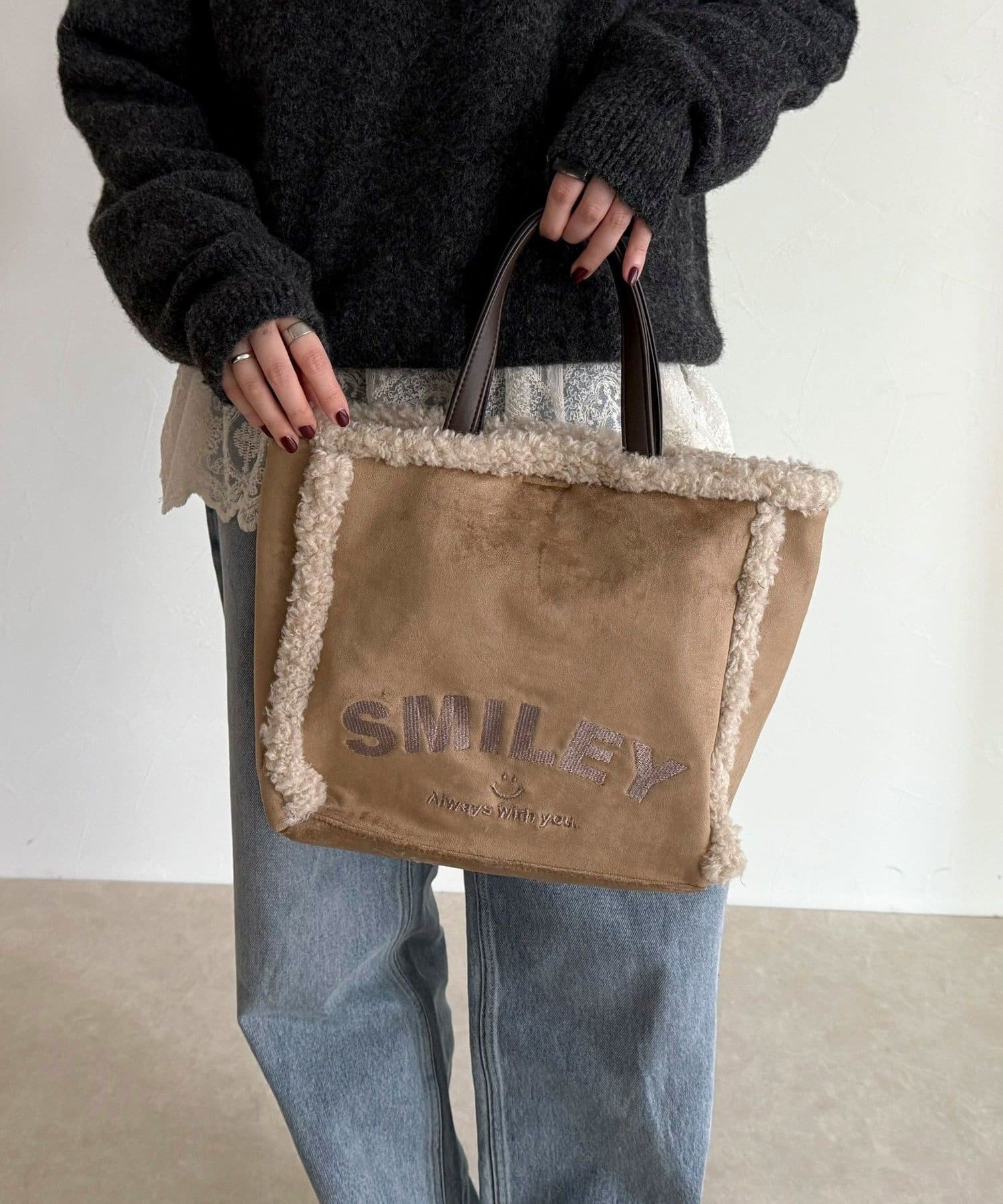 FREDY & GLOSTER(フレディ アンド グロスター) SMILEYエコファームートントートバッグ