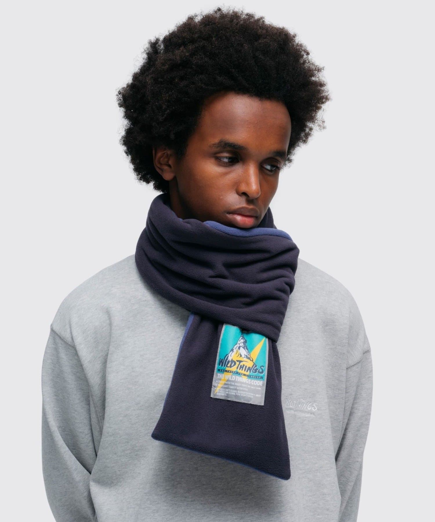 FREDY & GLOSTER(フレディ アンド グロスター) 【WILD THINGS】REVERSIBLE FLEECE MUFFLER