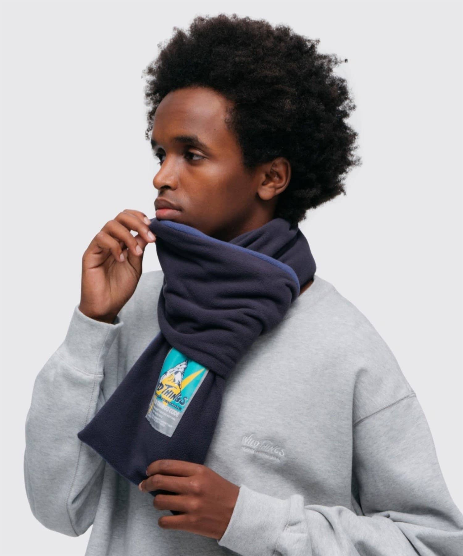 FREDY & GLOSTER(フレディ アンド グロスター) 【WILD THINGS】REVERSIBLE FLEECE MUFFLER