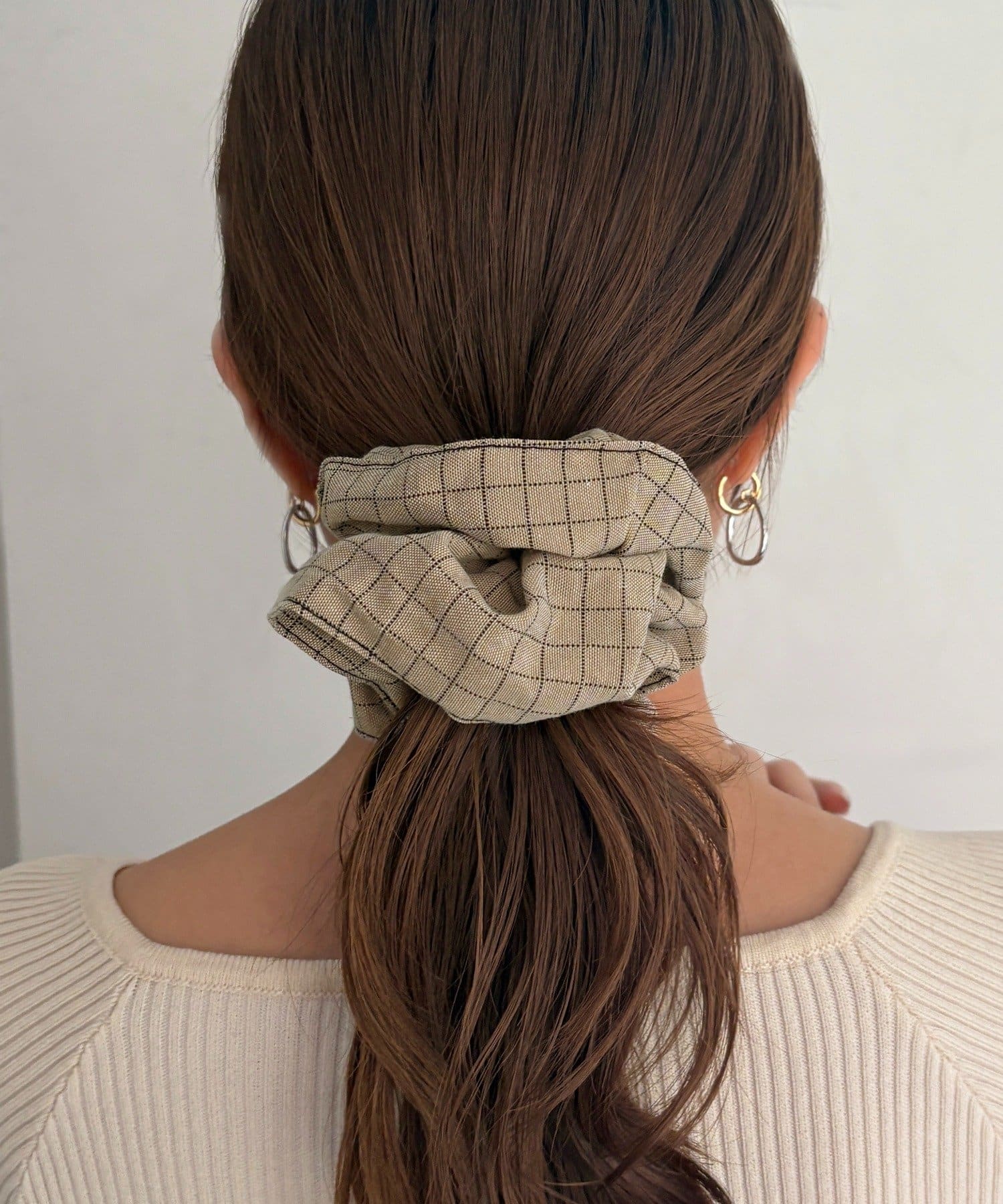 Lattice(ラティス) チェックシュシュ