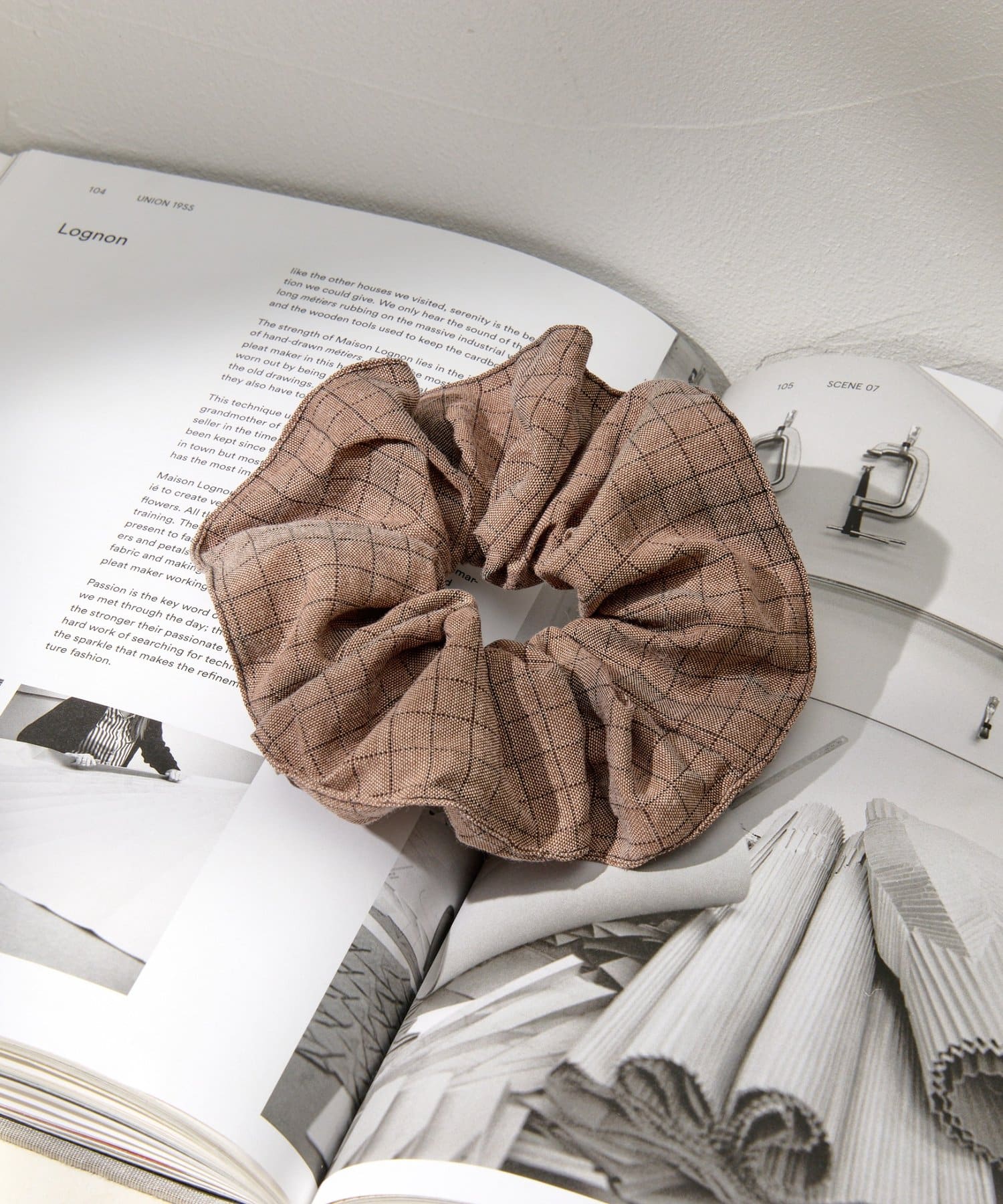 Lattice(ラティス) チェックシュシュ