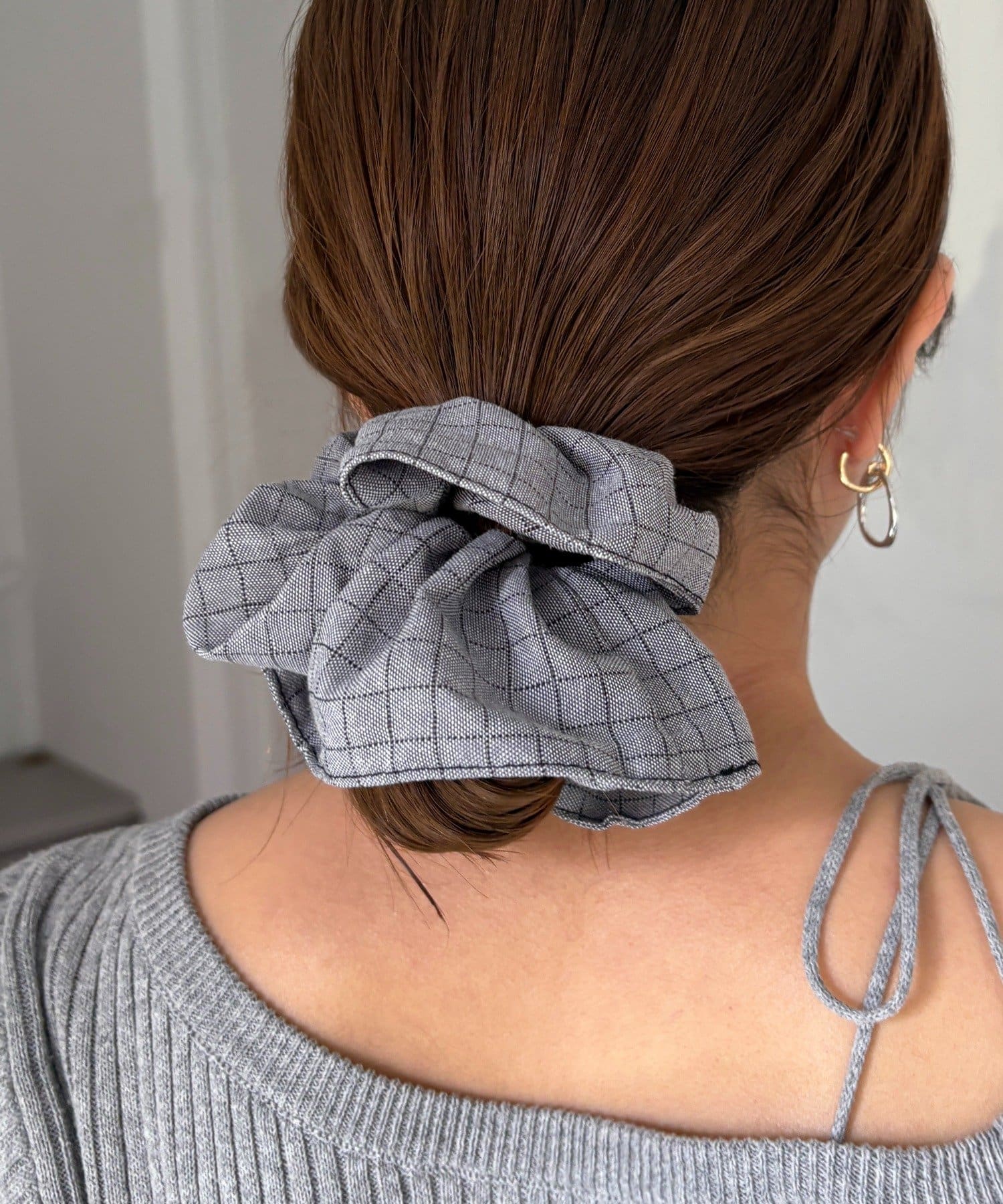 Lattice(ラティス) チェックシュシュ