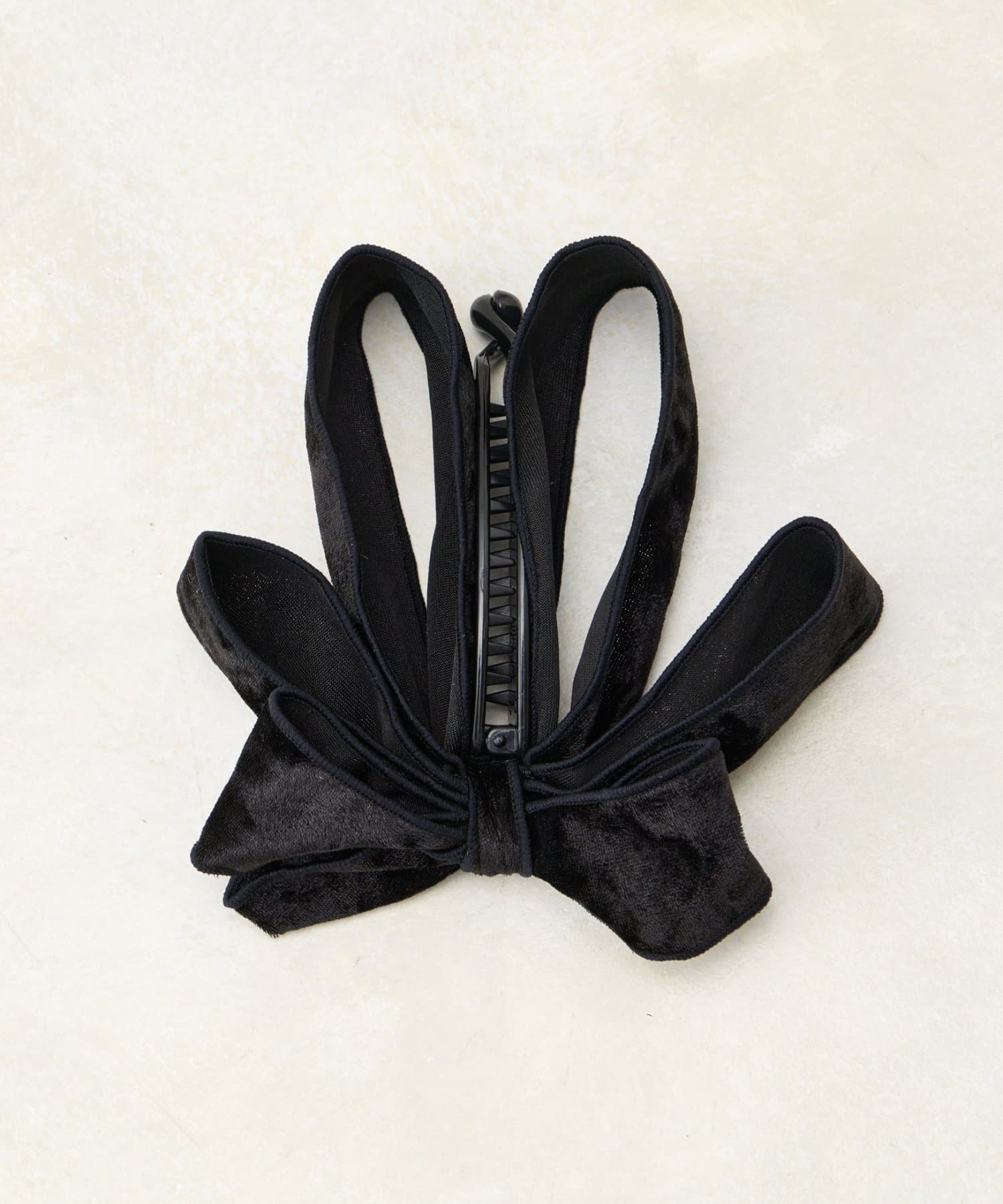 Lattice(ラティス) 【keeco企画】【WEB限定】ベロアリボンバナナクリップ