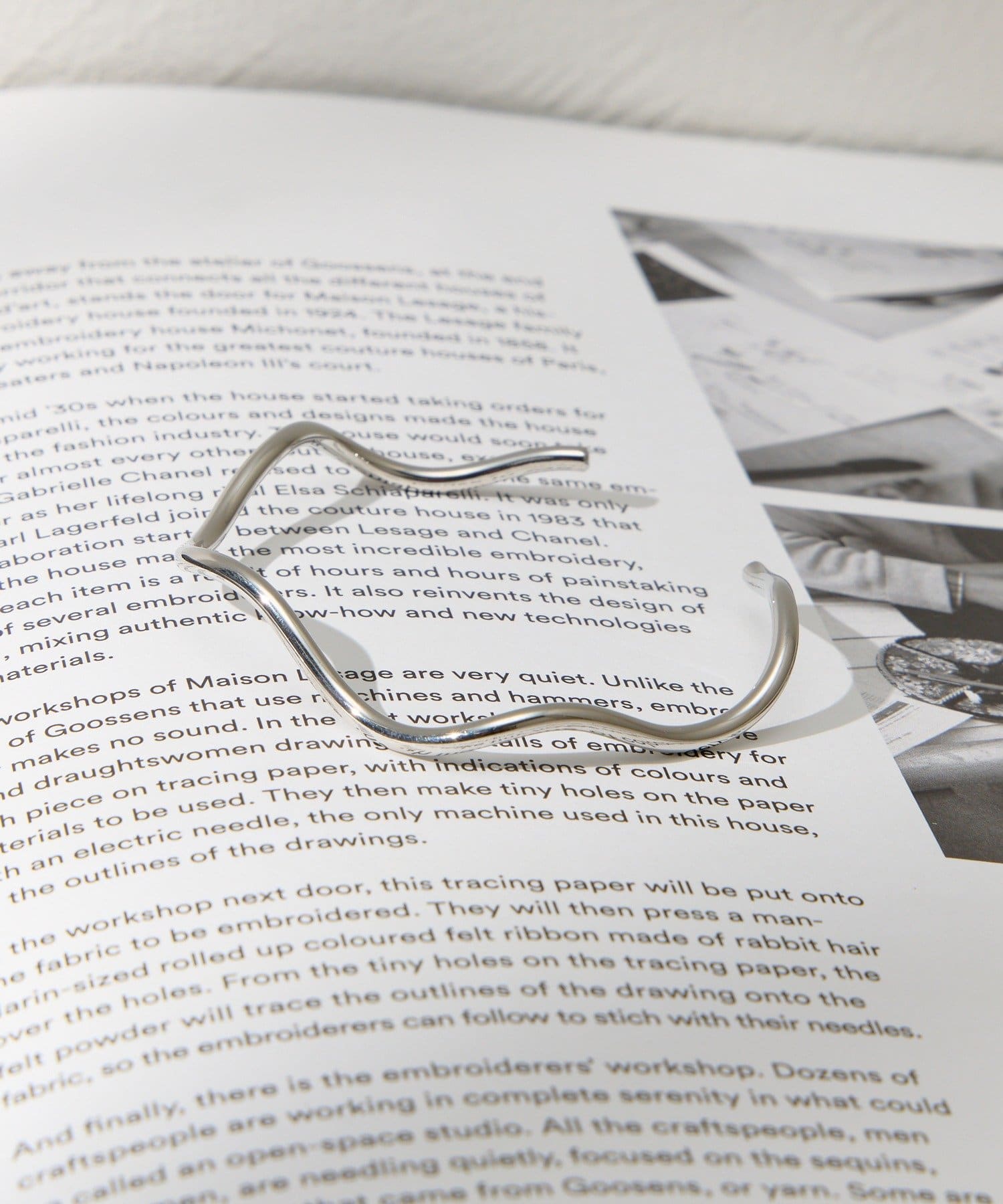 Lattice(ラティス) ウェーブメタルバングル