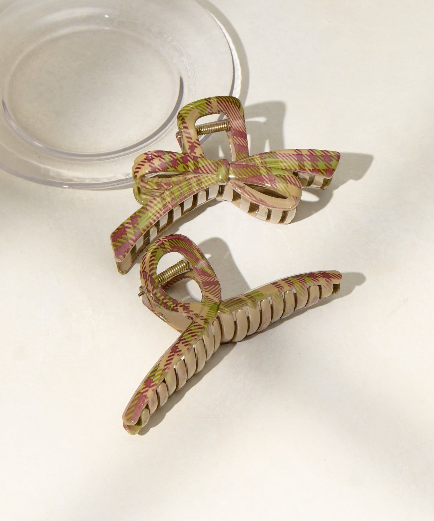 Lattice(ラティス) リボンチェッククリップ