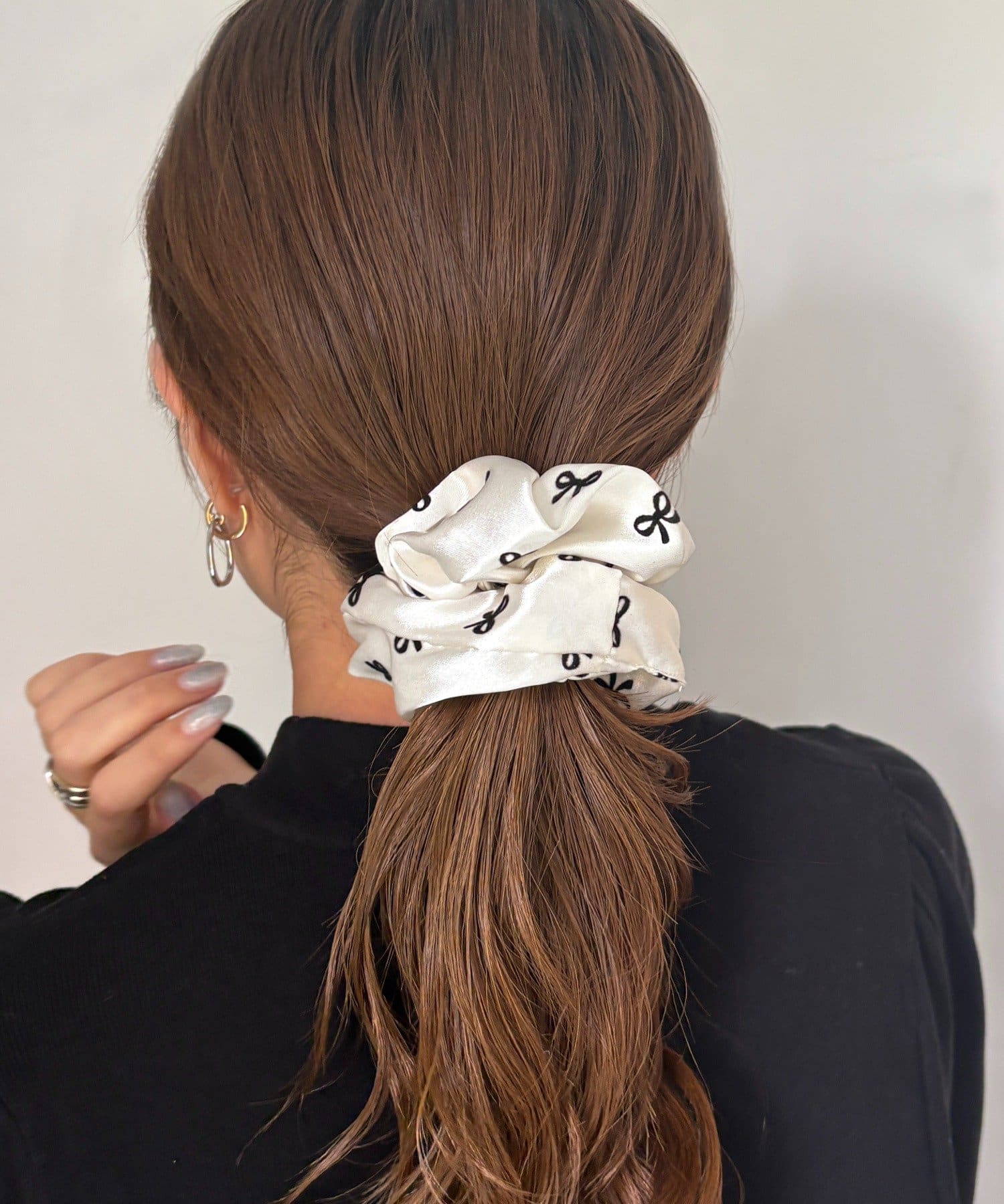 Lattice(ラティス) サテンリボンフロッキーシュシュ