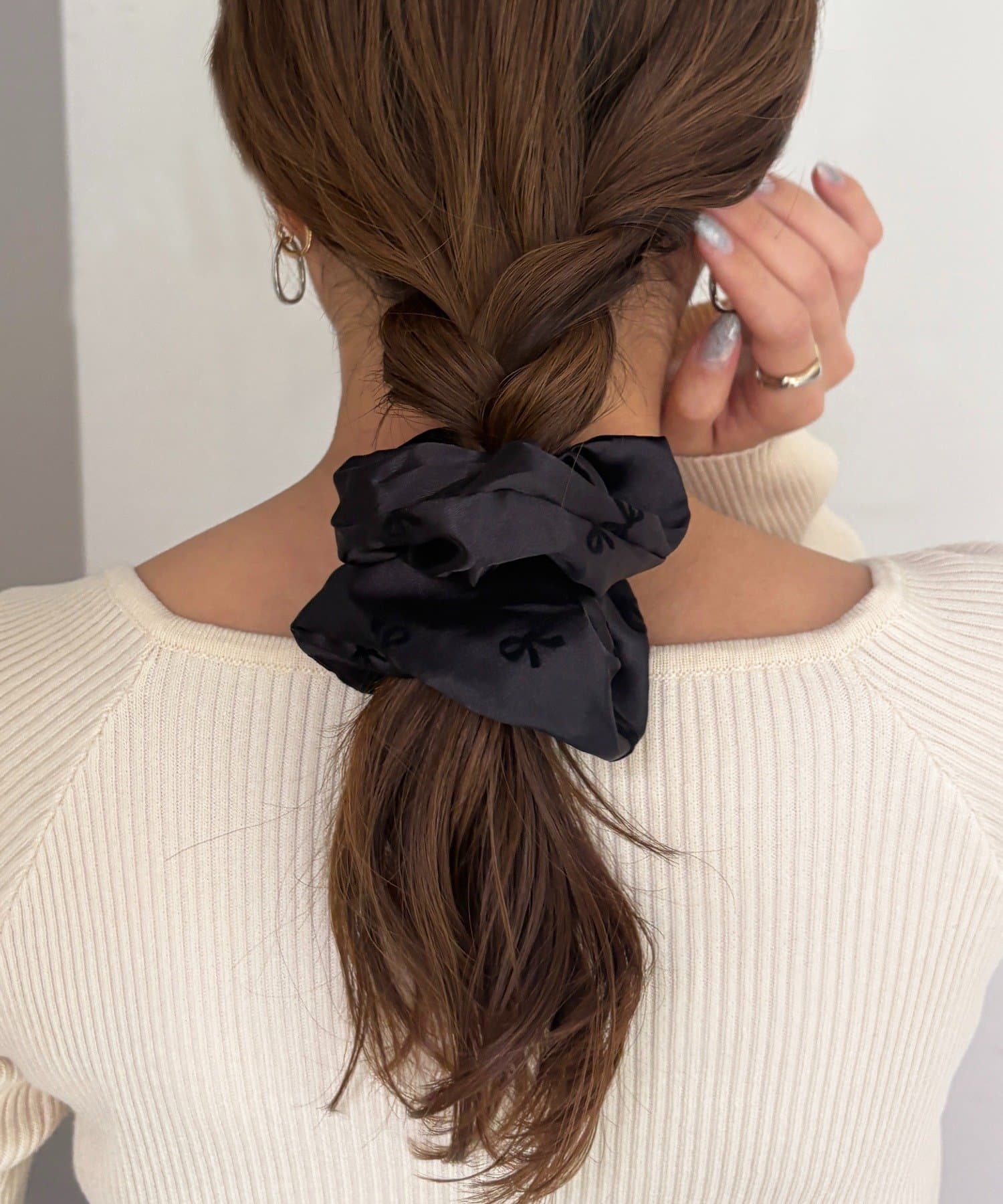 Lattice(ラティス) サテンリボンフロッキーシュシュ