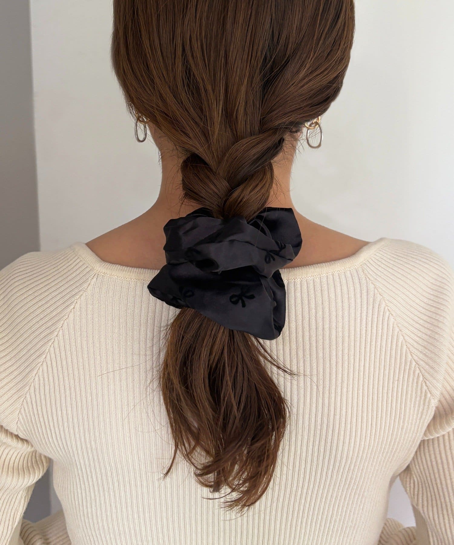 Lattice(ラティス) サテンリボンフロッキーシュシュ