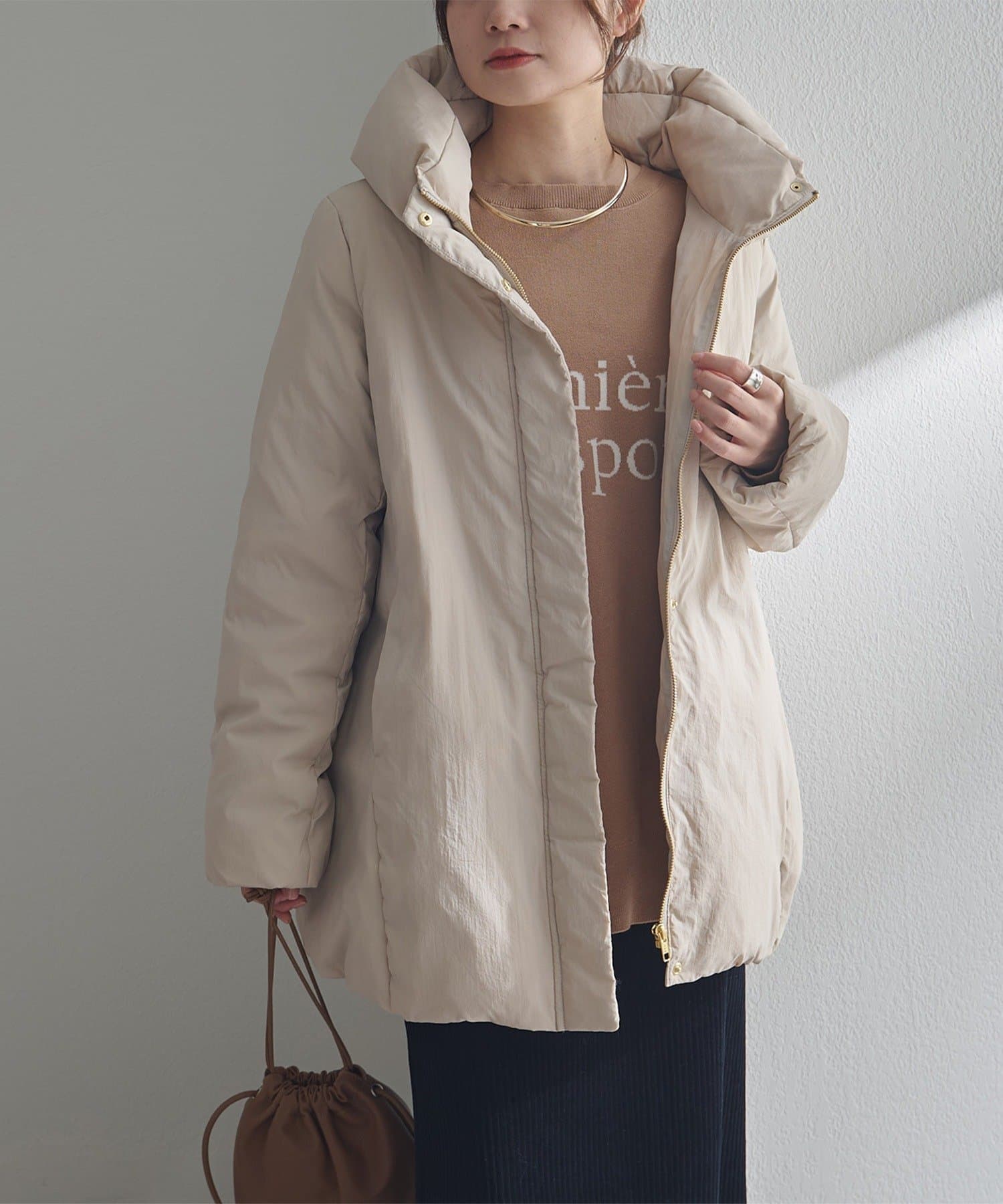 PUAL CE CIN(ピュアルセシン) ボリュームカラーダウンジャケット