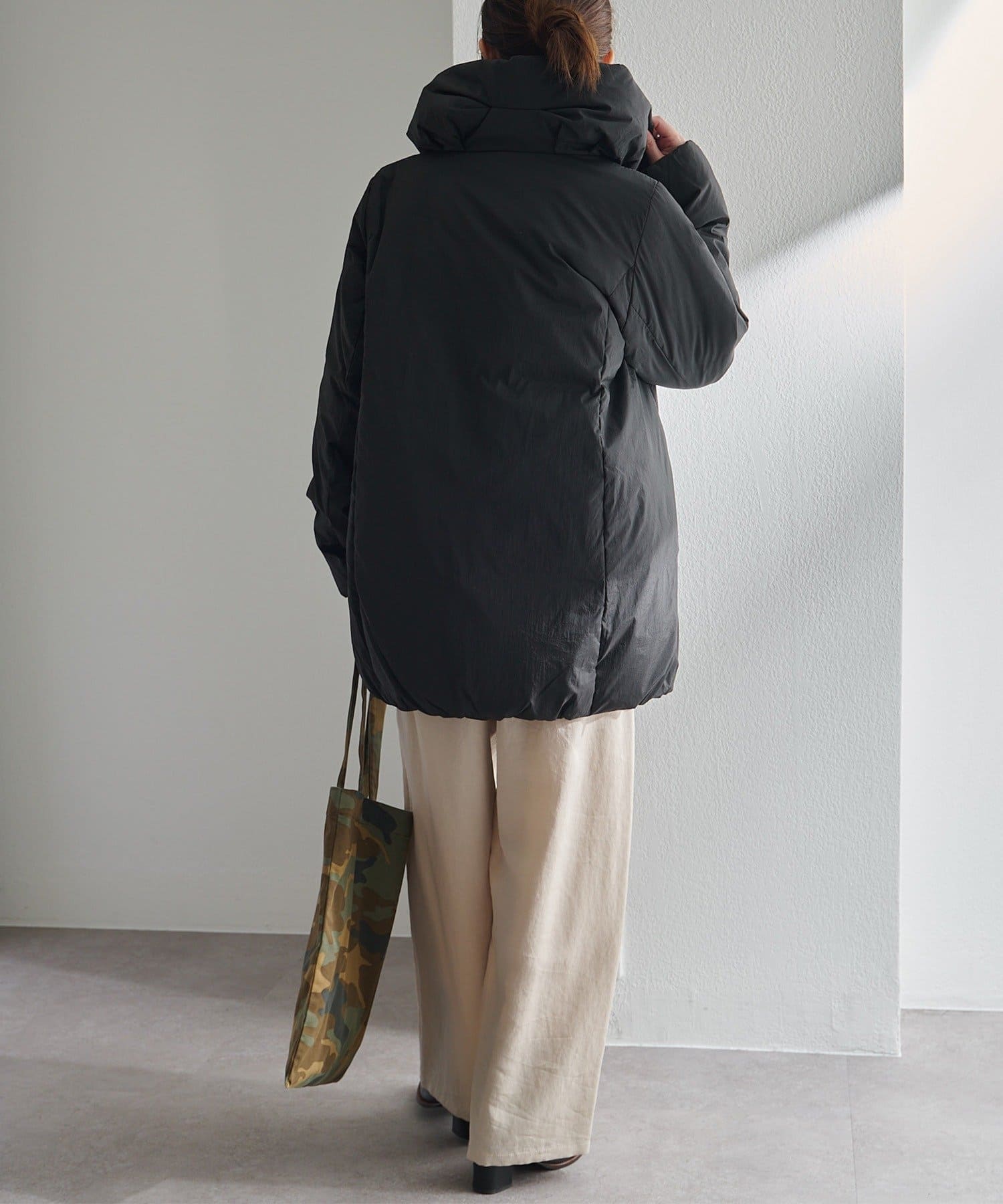 PUAL CE CIN(ピュアルセシン) ボリュームカラーダウンジャケット