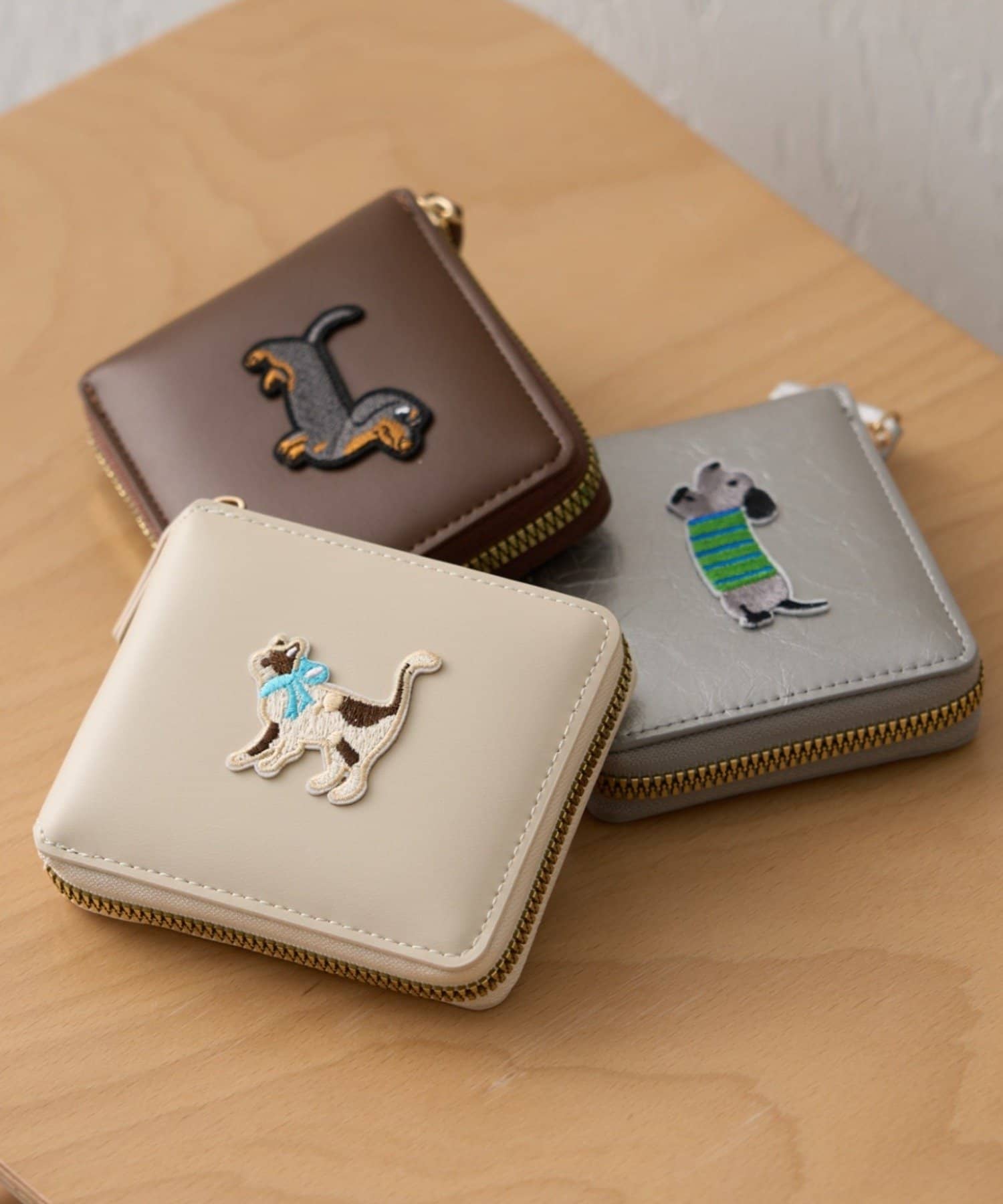 Remind me and forever(リマインドミーアンドフォーエバー) 【WEB限定】アニマル刺繍財布
