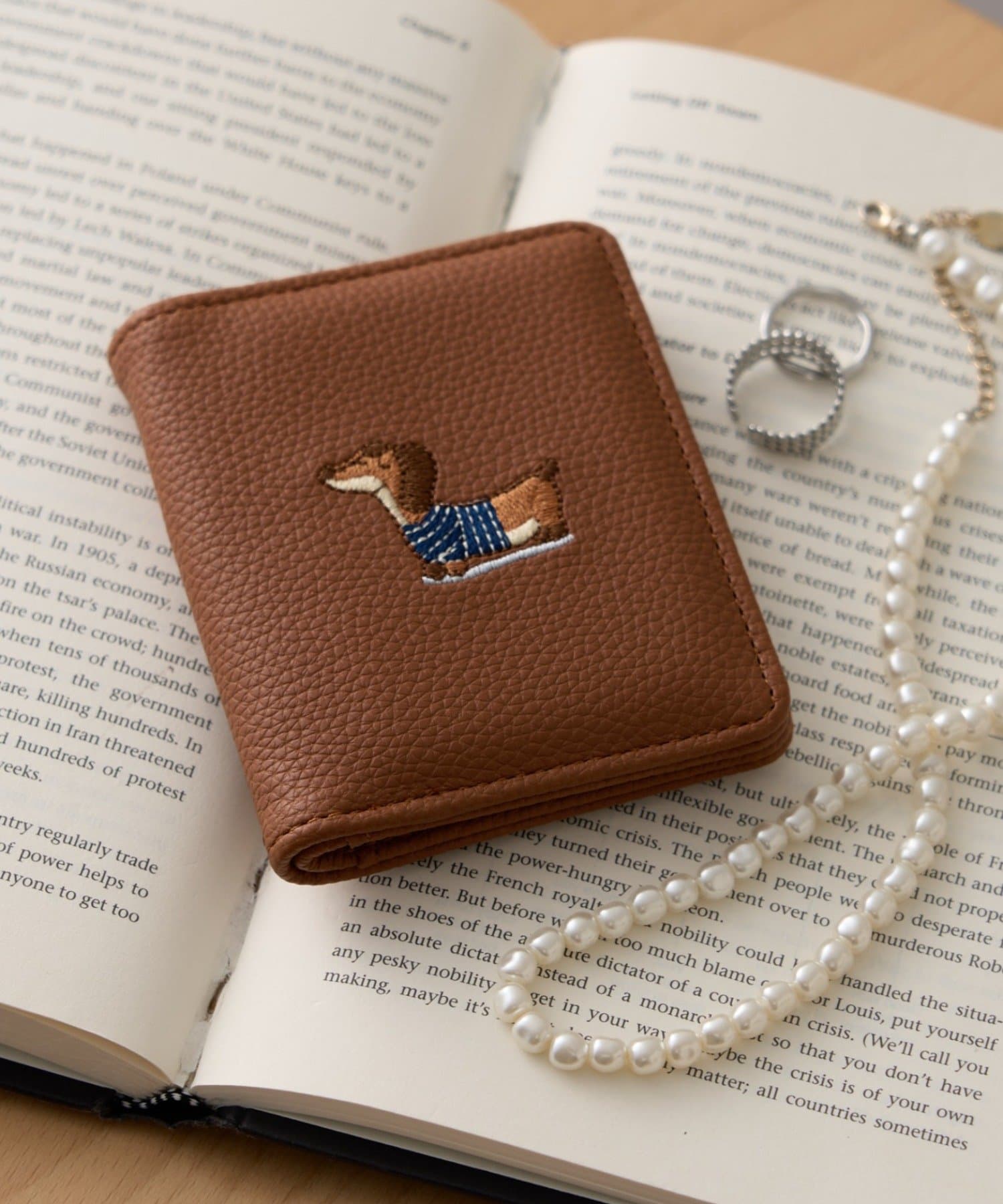 Remind me and forever(リマインドミーアンドフォーエバー) 【WEB限定】ダックスフンド刺繍カードケース