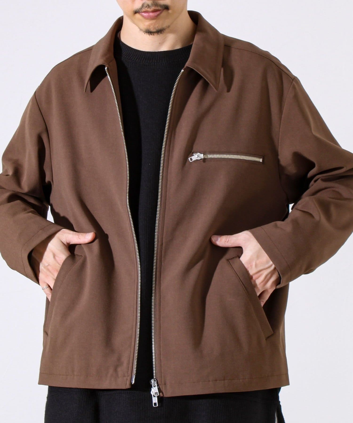 FREDY & GLOSTER(フレディ アンド グロスター) 【セットアップ対応】ウールライクジップジャケット