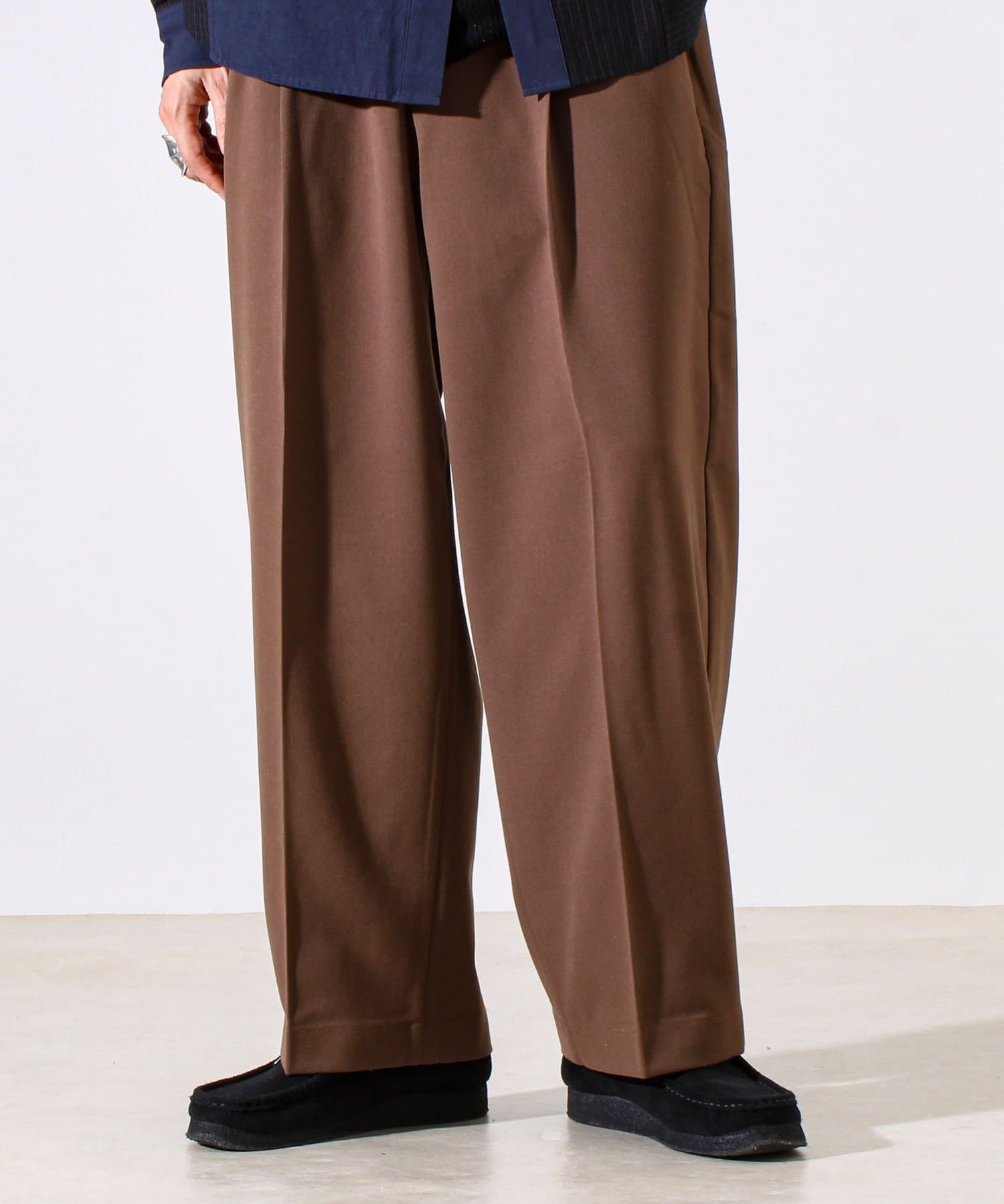 FREDY & GLOSTER(フレディ アンド グロスター) 【セットアップ対応】ウールライクワイドパンツ