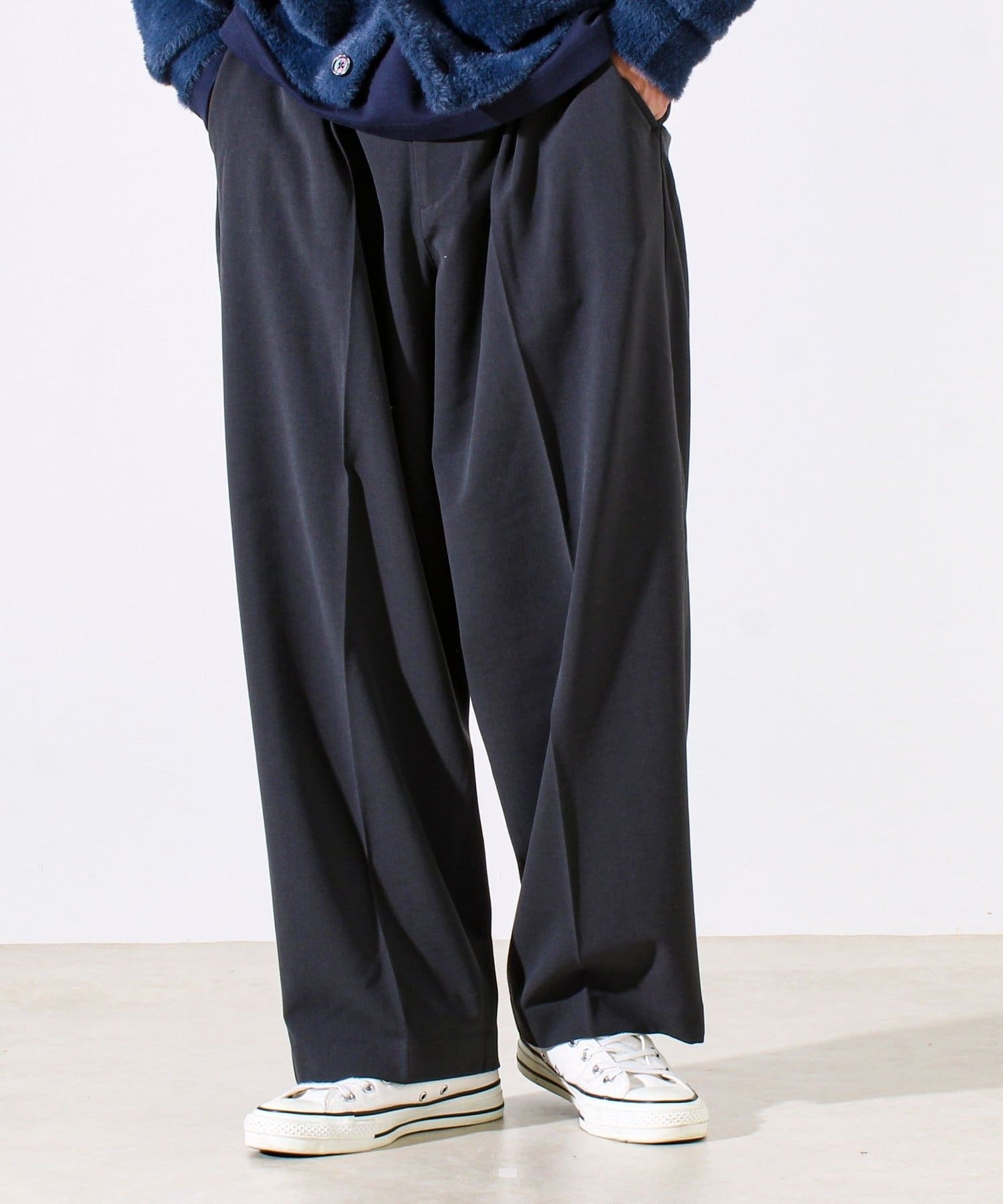 FREDY & GLOSTER(フレディ アンド グロスター) 【セットアップ対応】ウールライクワイドパンツ