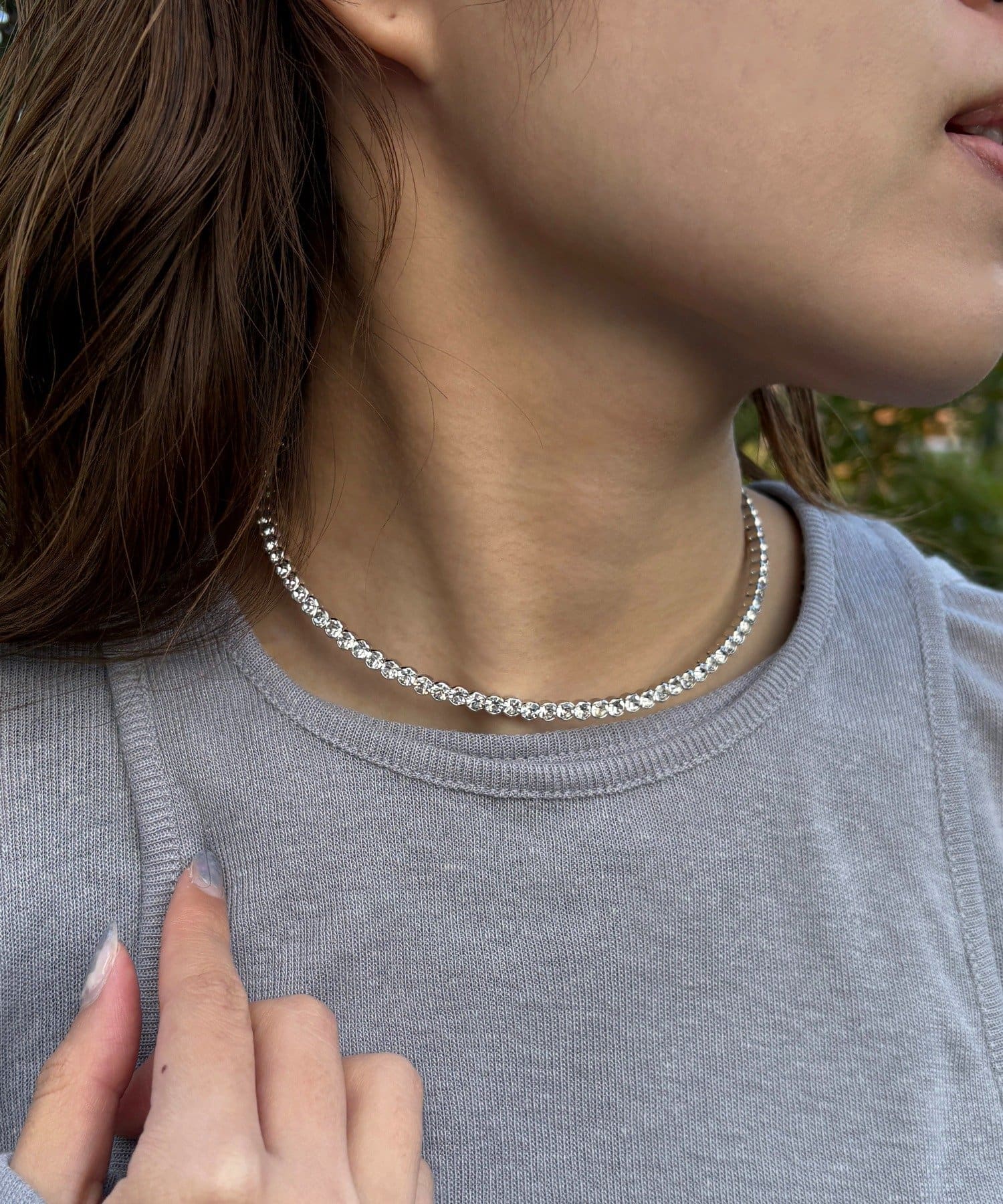 Lattice(ラティス) ストーンネックカフ