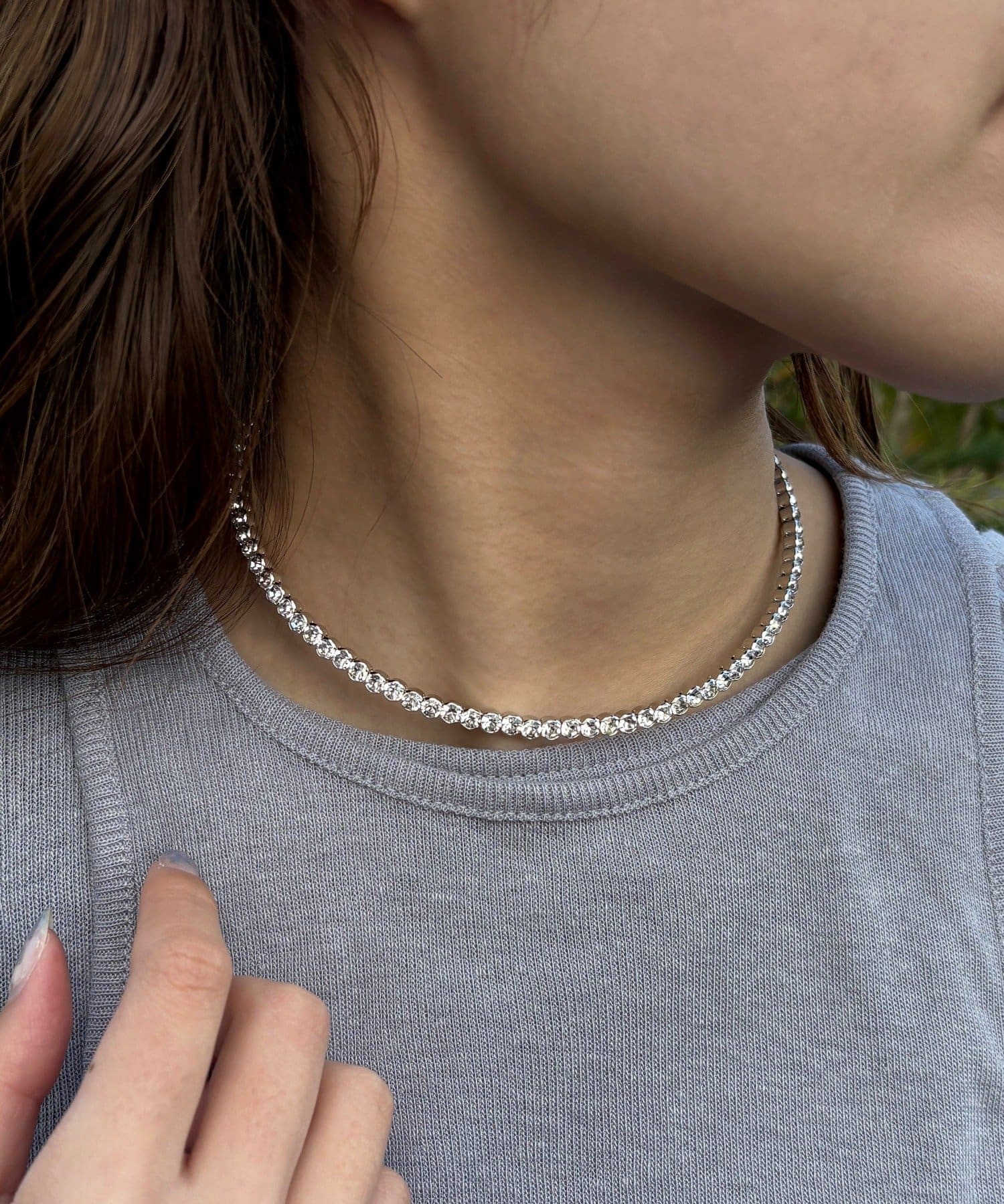 Lattice(ラティス) ストーンネックカフ