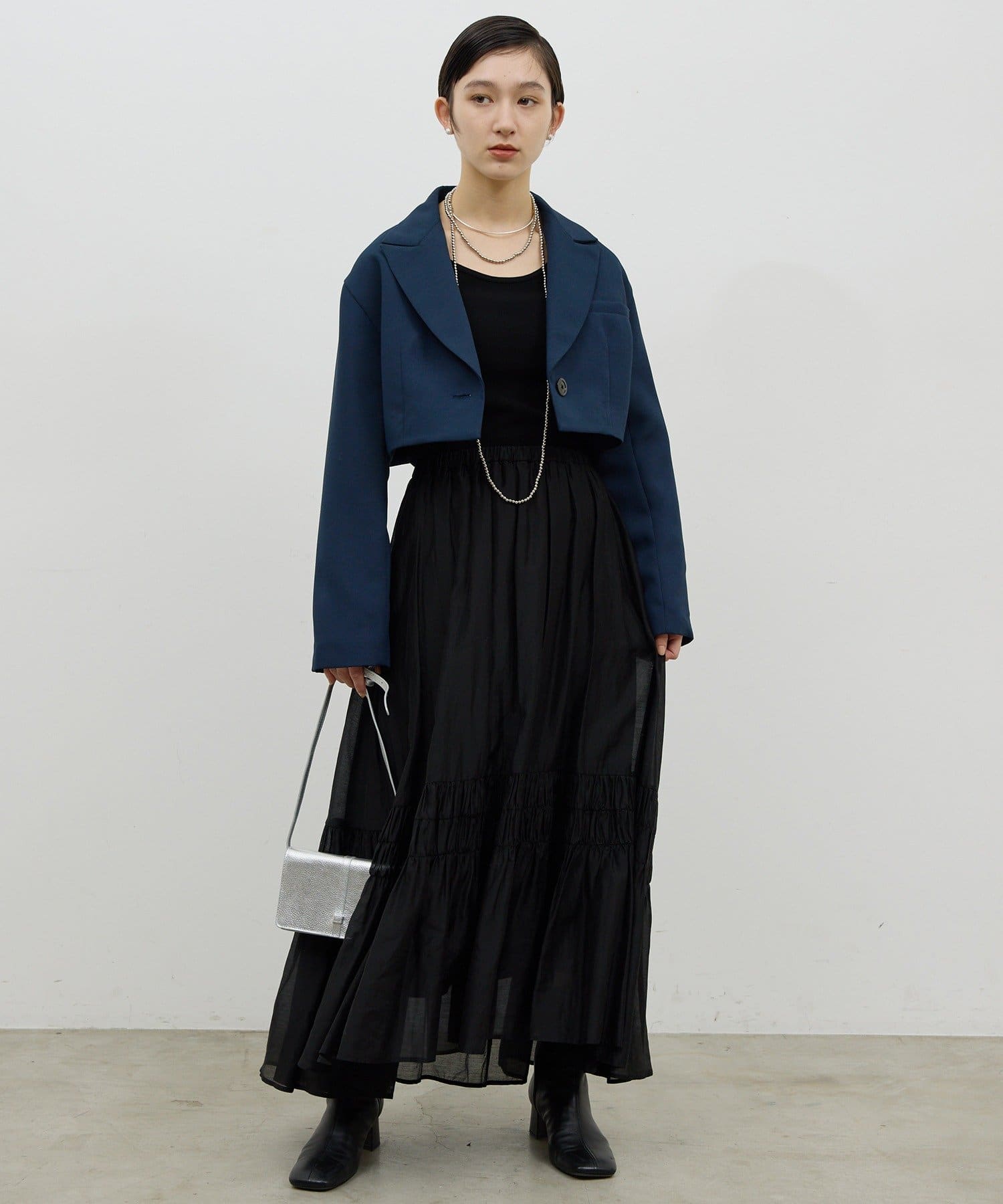 GALLARDAGALANTE(ガリャルダガランテ) クロップドジャケット