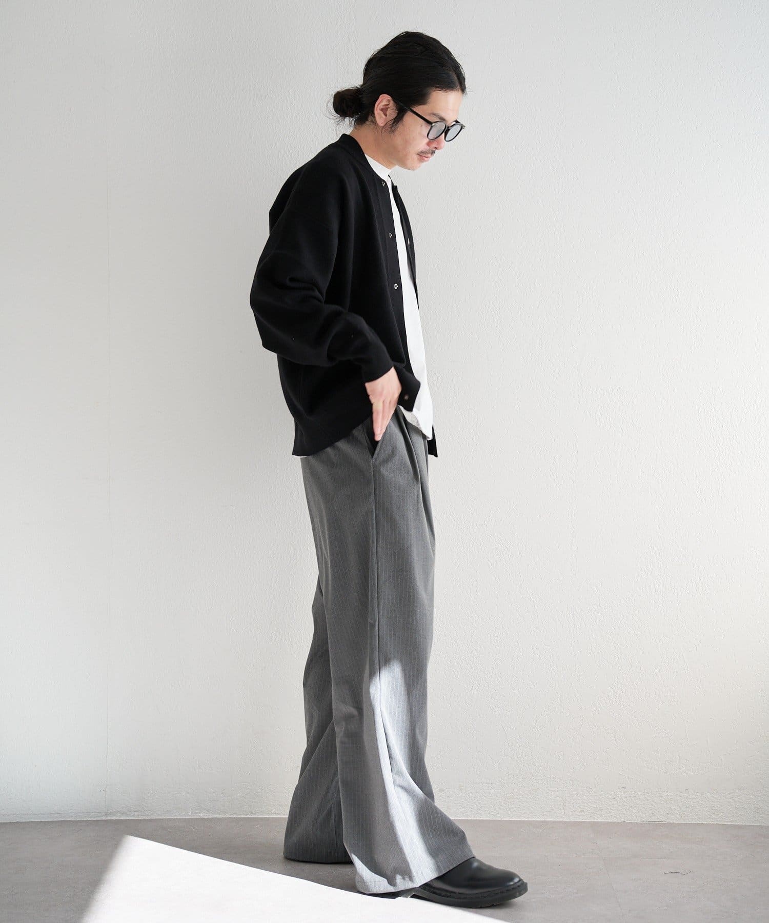 Kastane(カスタネ) 【ユニセックス】BM スウェットライクニットカーディガン