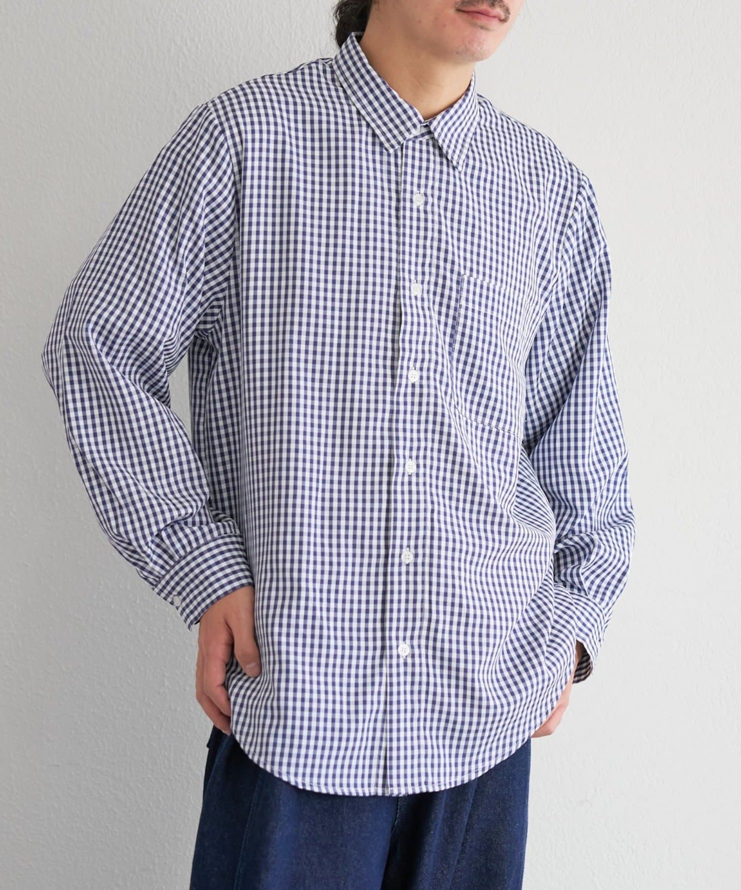 Kastane(カスタネ) 【ユニセックス】BM ストライプラウンドシャツ