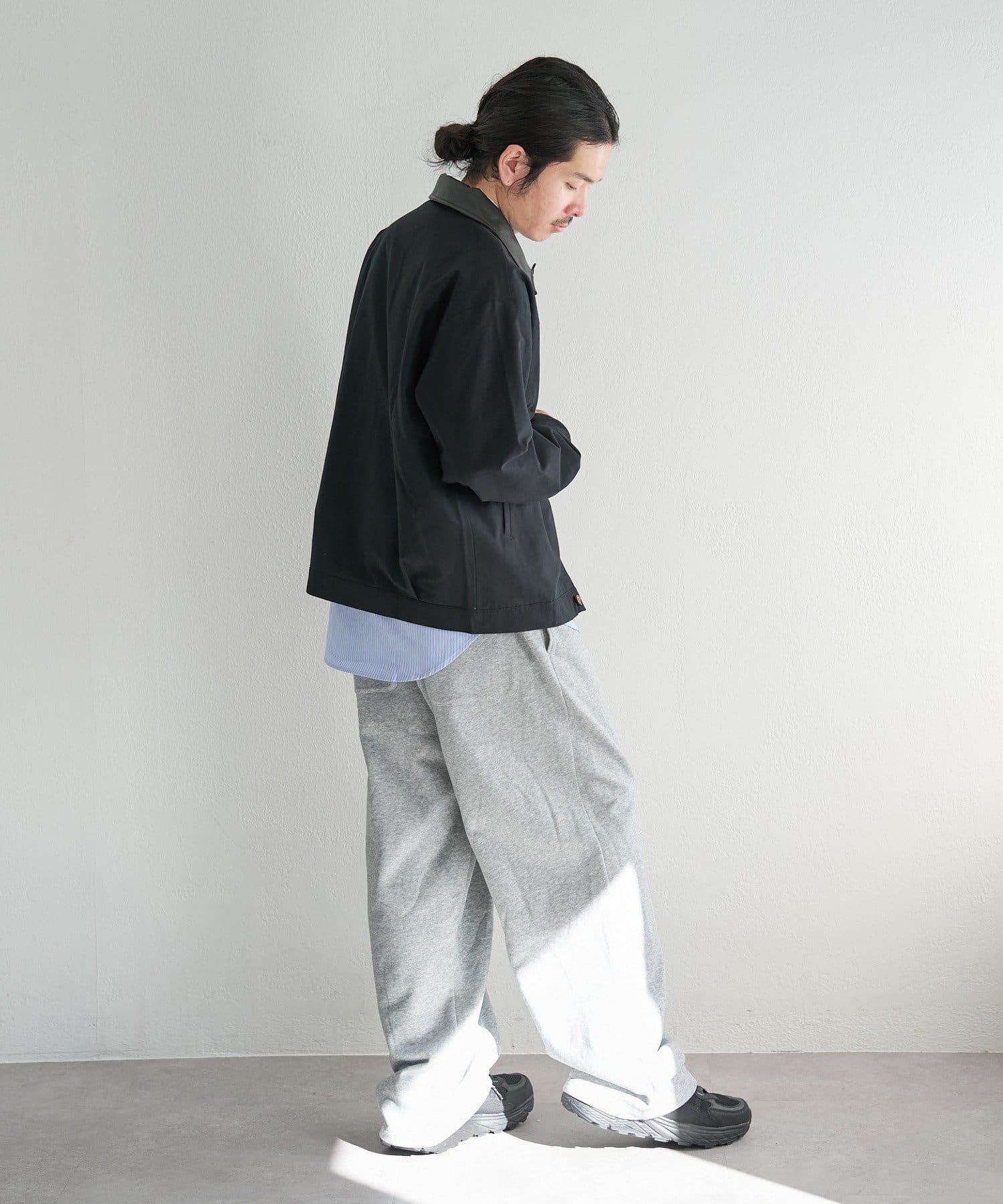 Kastane(カスタネ) 【ユニセックス】BM 襟レザーブルゾン