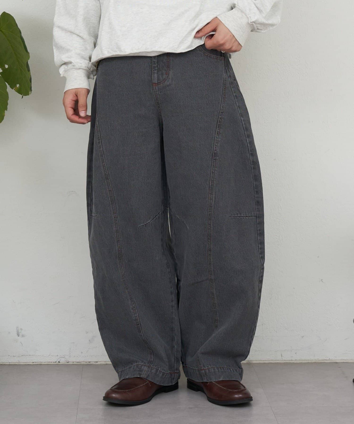 CIAOPANIC(チャオパニック) 3Dバルーンデニムパンツ