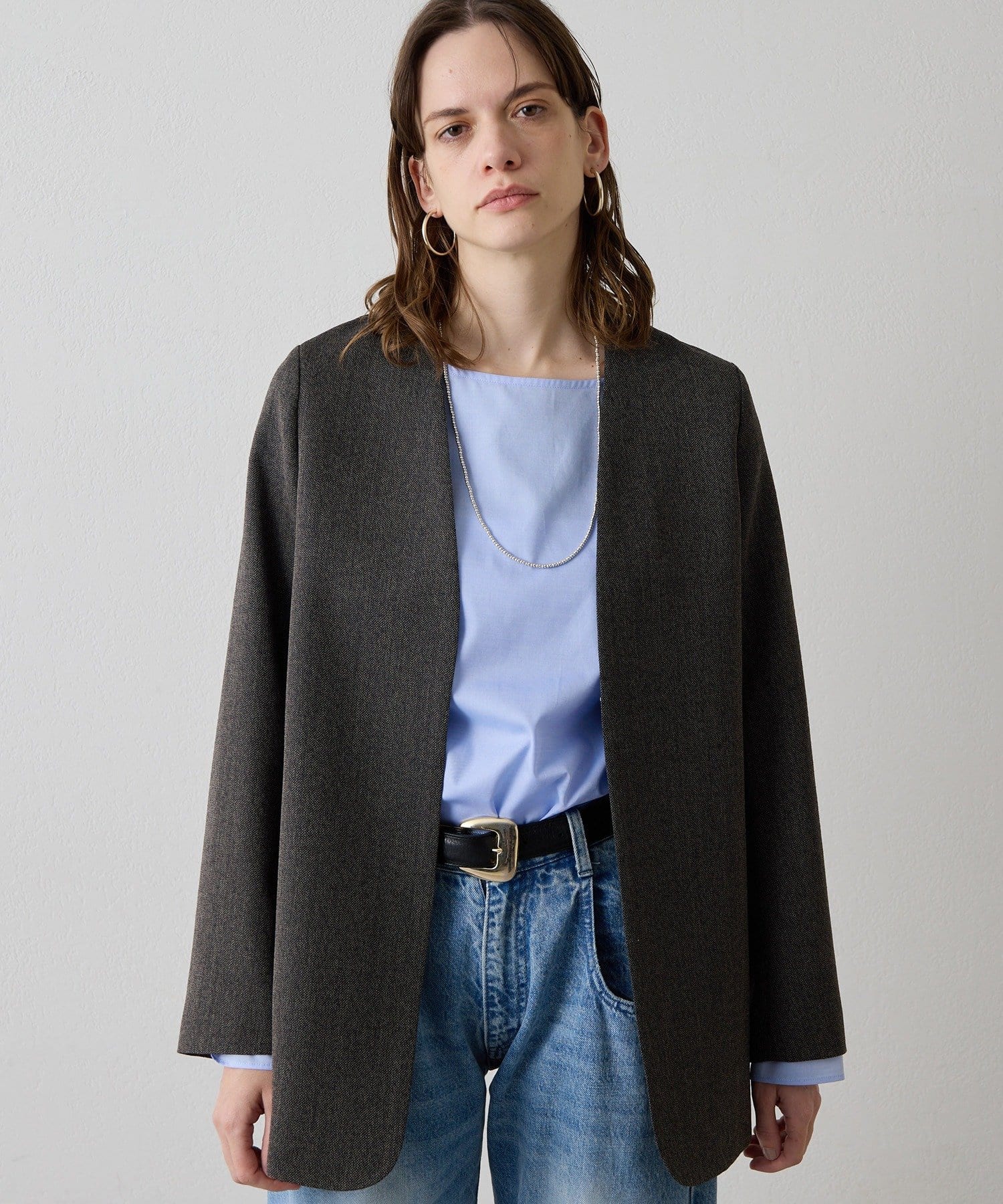 Drawing Numbers(ドローイングナンバーズ) 200/2コットンボートブラウス