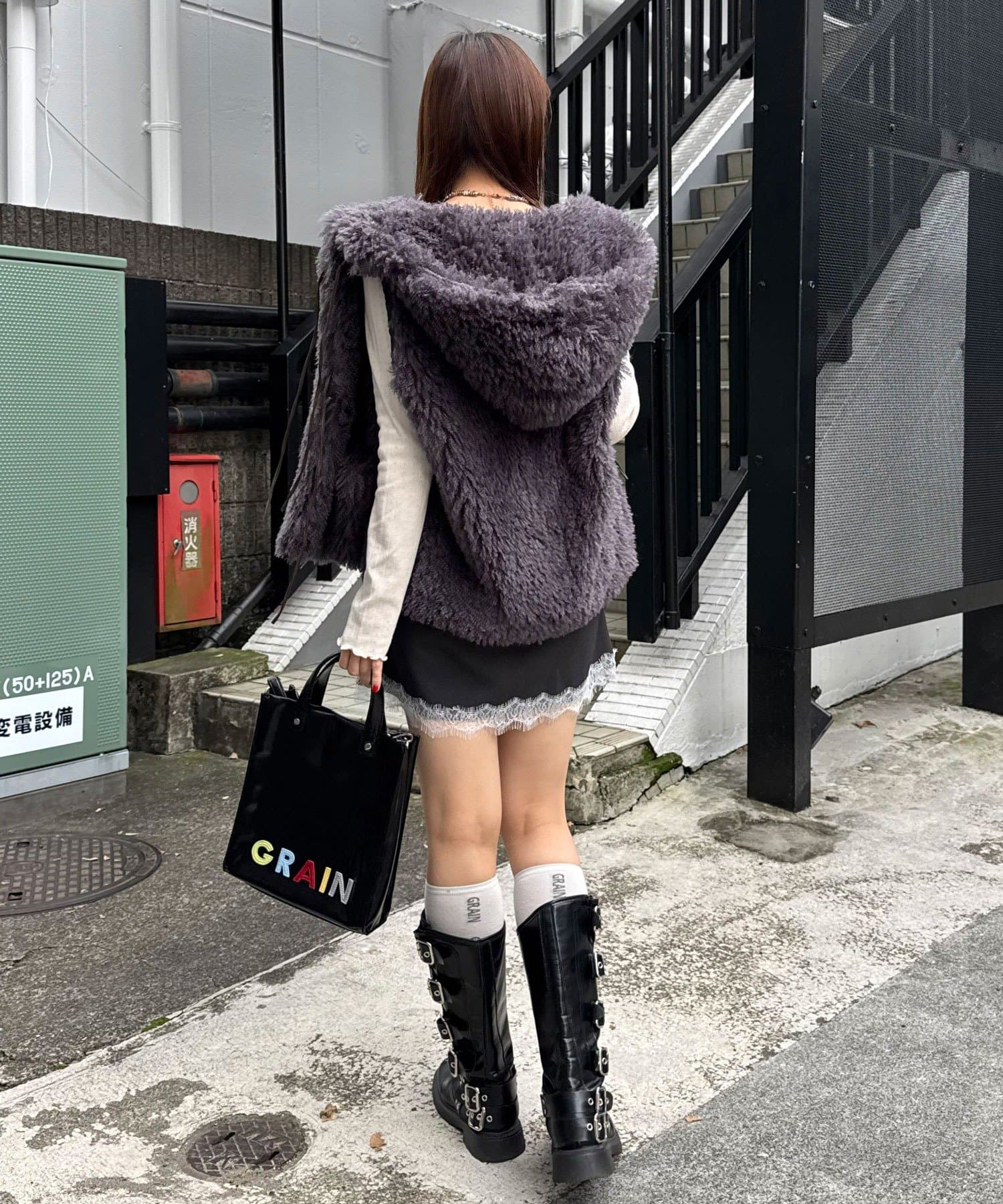 CIAOPANIC(チャオパニック) アソート柄レースヘムミニスカート