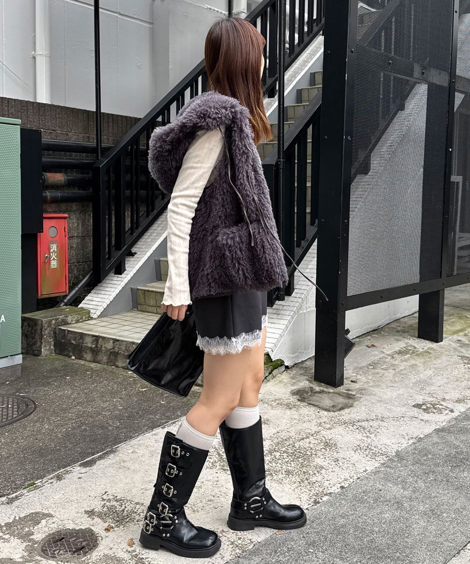 CIAOPANIC(チャオパニック) アソート柄レースヘムミニスカート