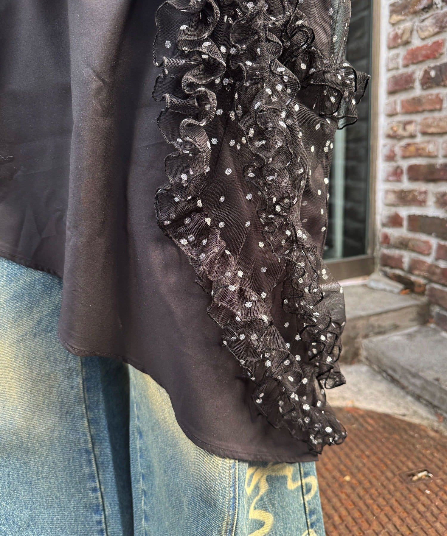 CIAOPANIC(チャオパニック) ラメドットチュールチュニックキャミワンピース