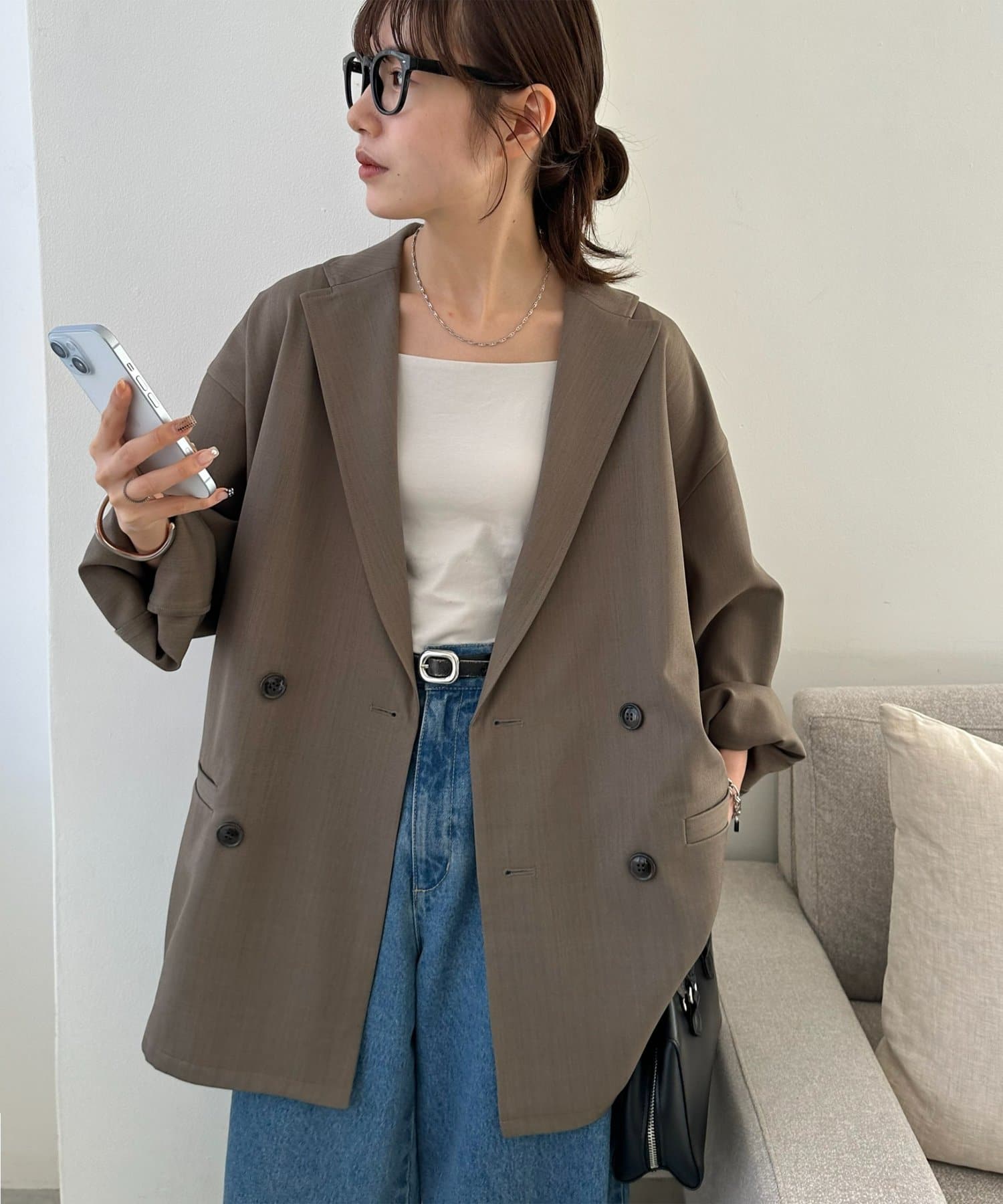 DISCOAT(ディスコート) 【Enlude/ユニセックス】Wブレストテーラードジャケット