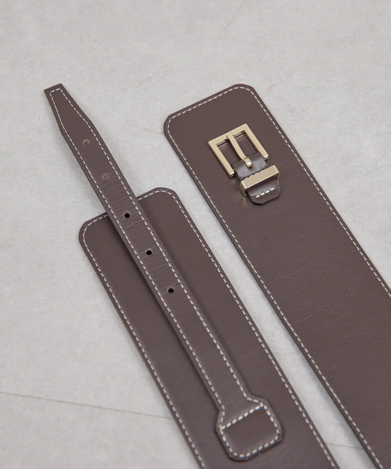 GALLARDAGALANTE(ガリャルダガランテ) ステッチワイドBELT