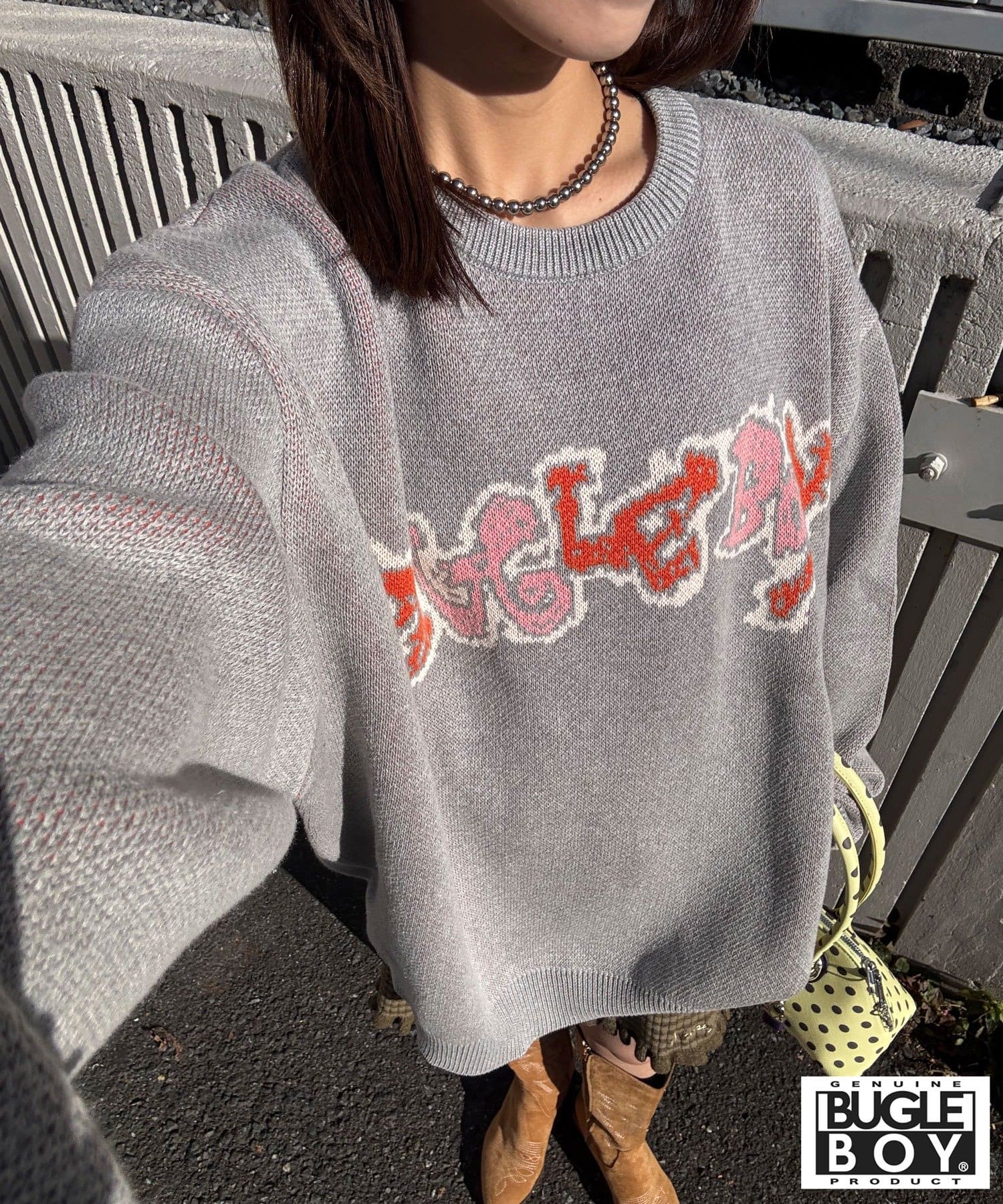 CIAOPANIC(チャオパニック) 【BUGLE BOY/ビューグル ボーイ】フェードニット