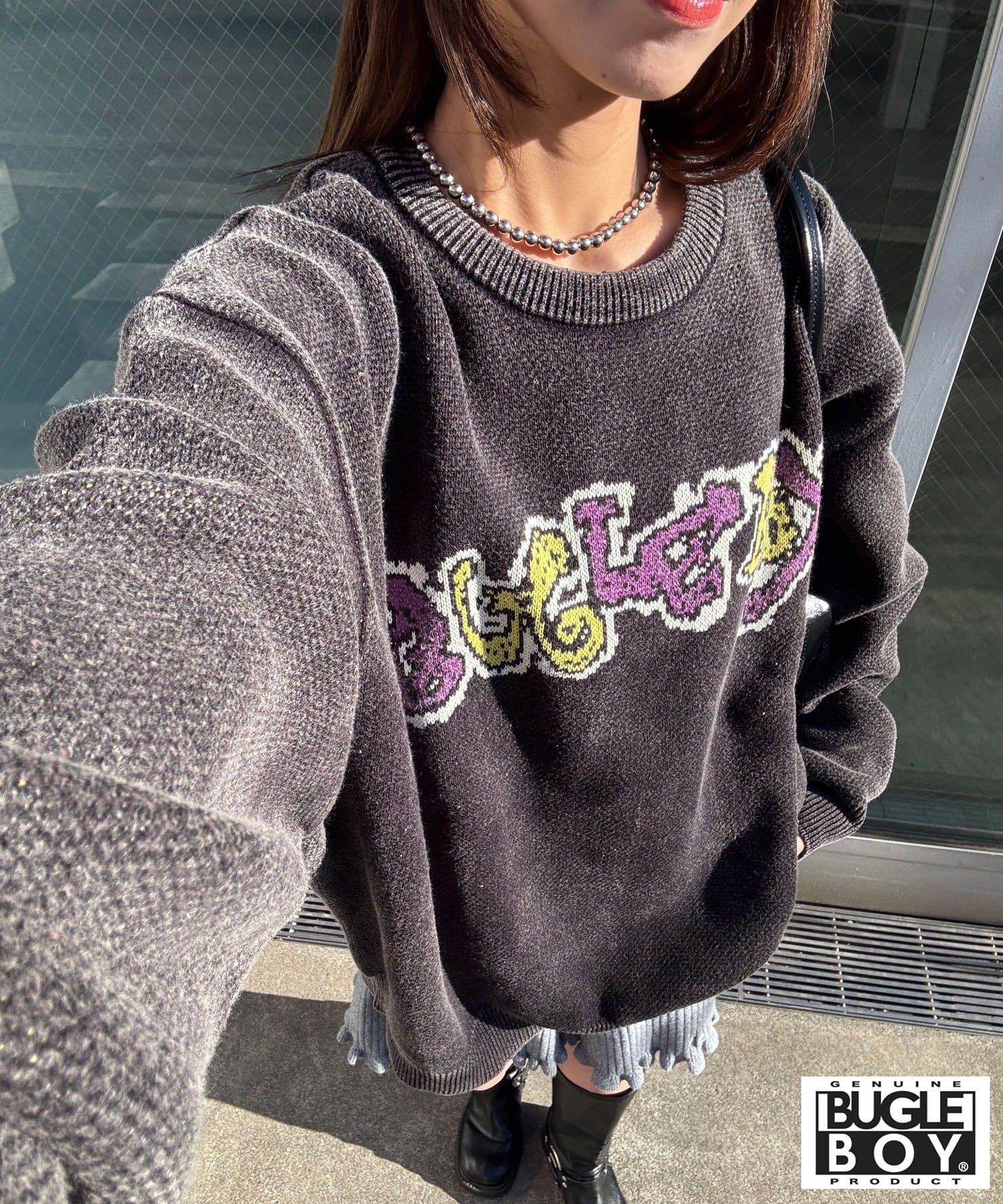 CIAOPANIC(チャオパニック) 【BUGLE BOY/ビューグル ボーイ】フェードニット