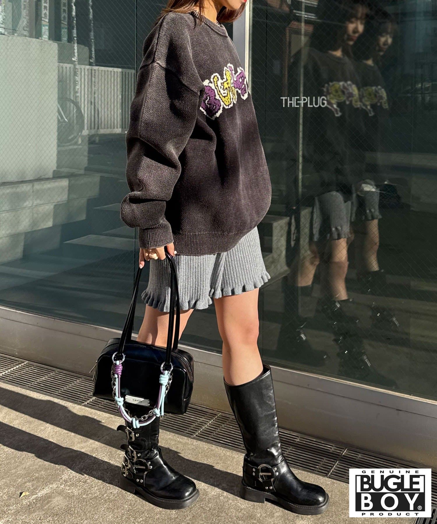 CIAOPANIC(チャオパニック) 【BUGLE BOY/ビューグル ボーイ】フェードニット