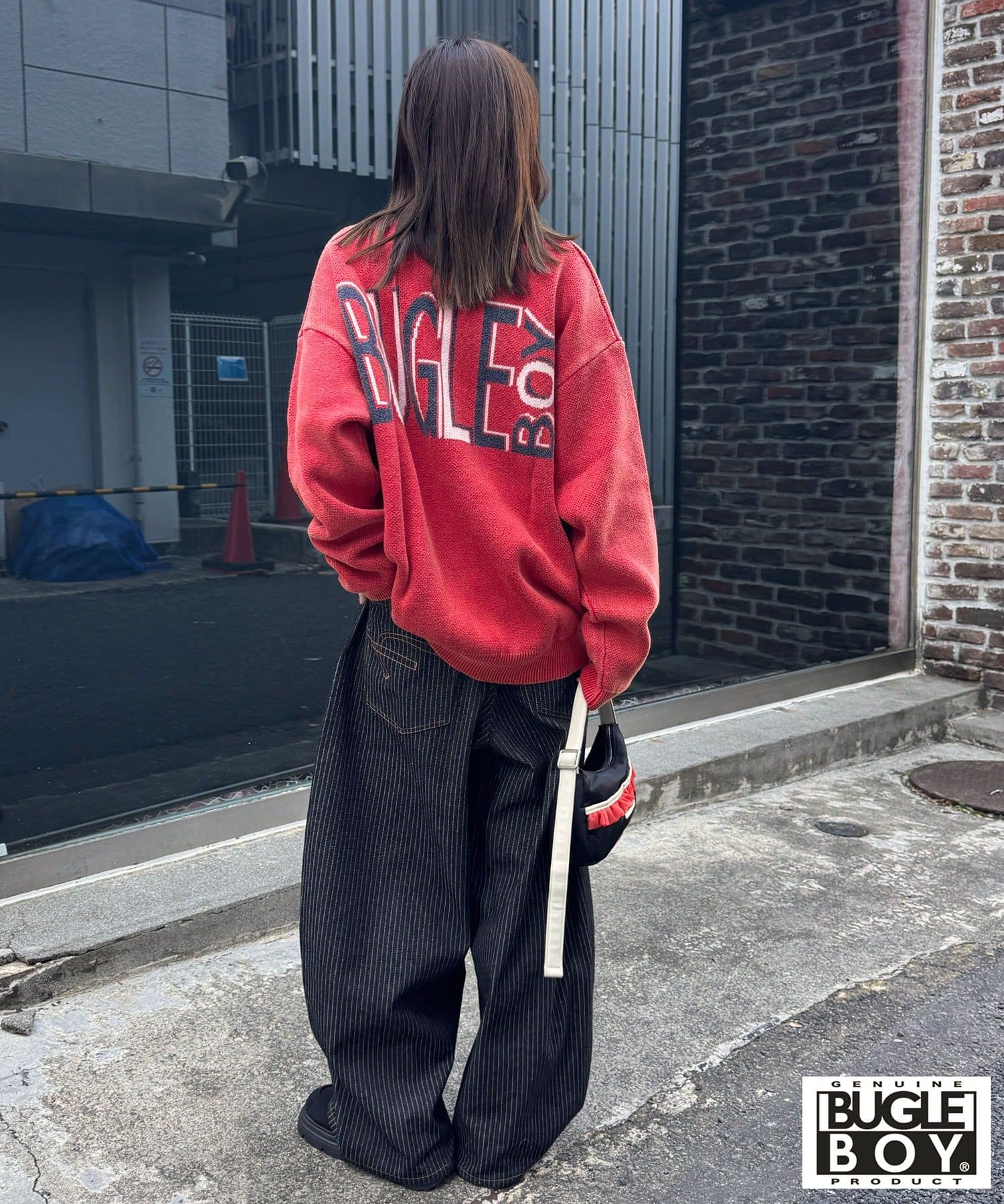 CIAOPANIC(チャオパニック) 【BUGLE BOY/ビューグル ボーイ】フェードニットカーディガン