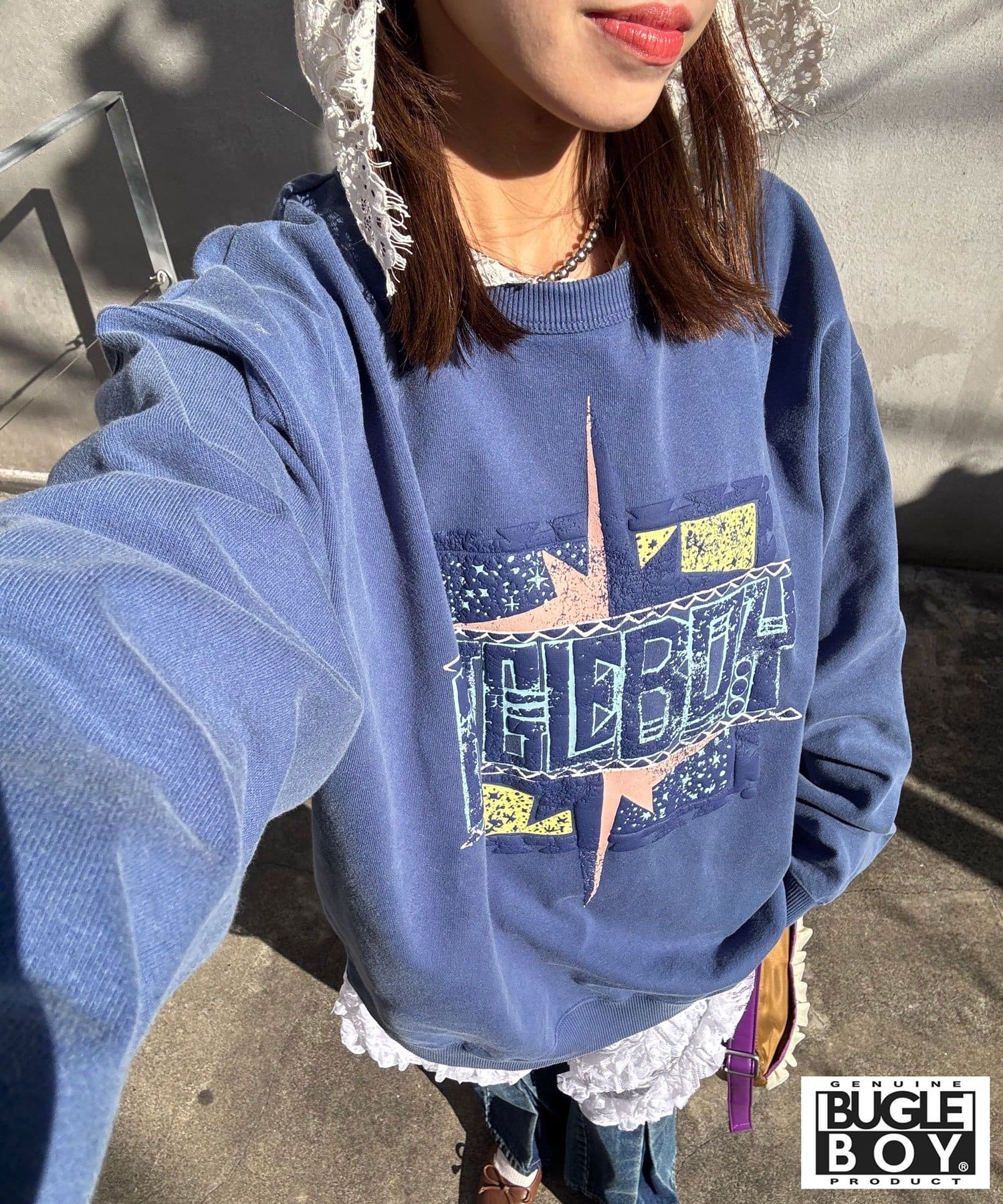 CIAOPANIC(チャオパニック) 【BUGLE BOY/ビューグル ボーイ】アソートプリントフェードスウェット