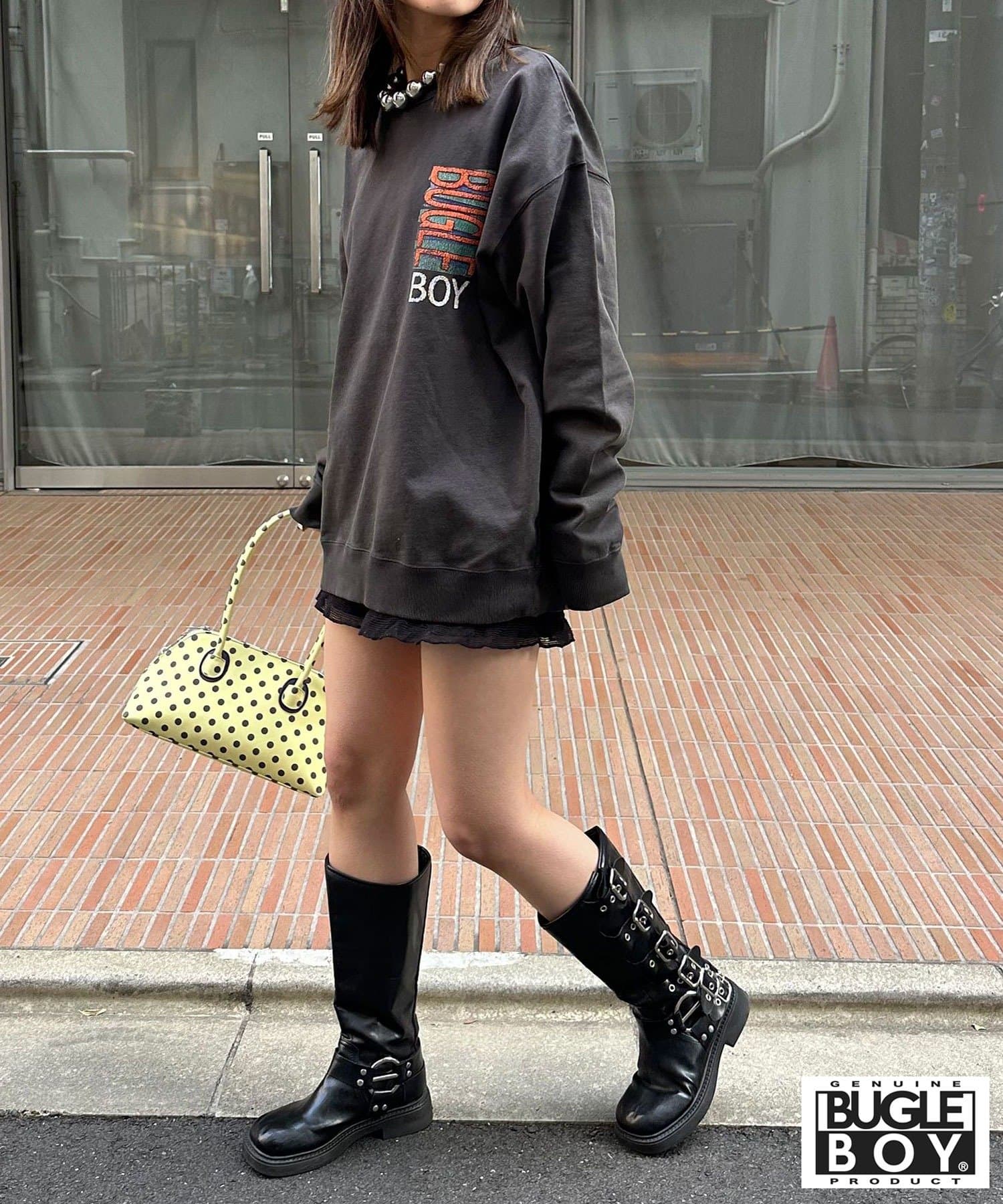 CIAOPANIC(チャオパニック) 【BUGLE BOY/ビューグル ボーイ】アソートプリントフェードスウェット