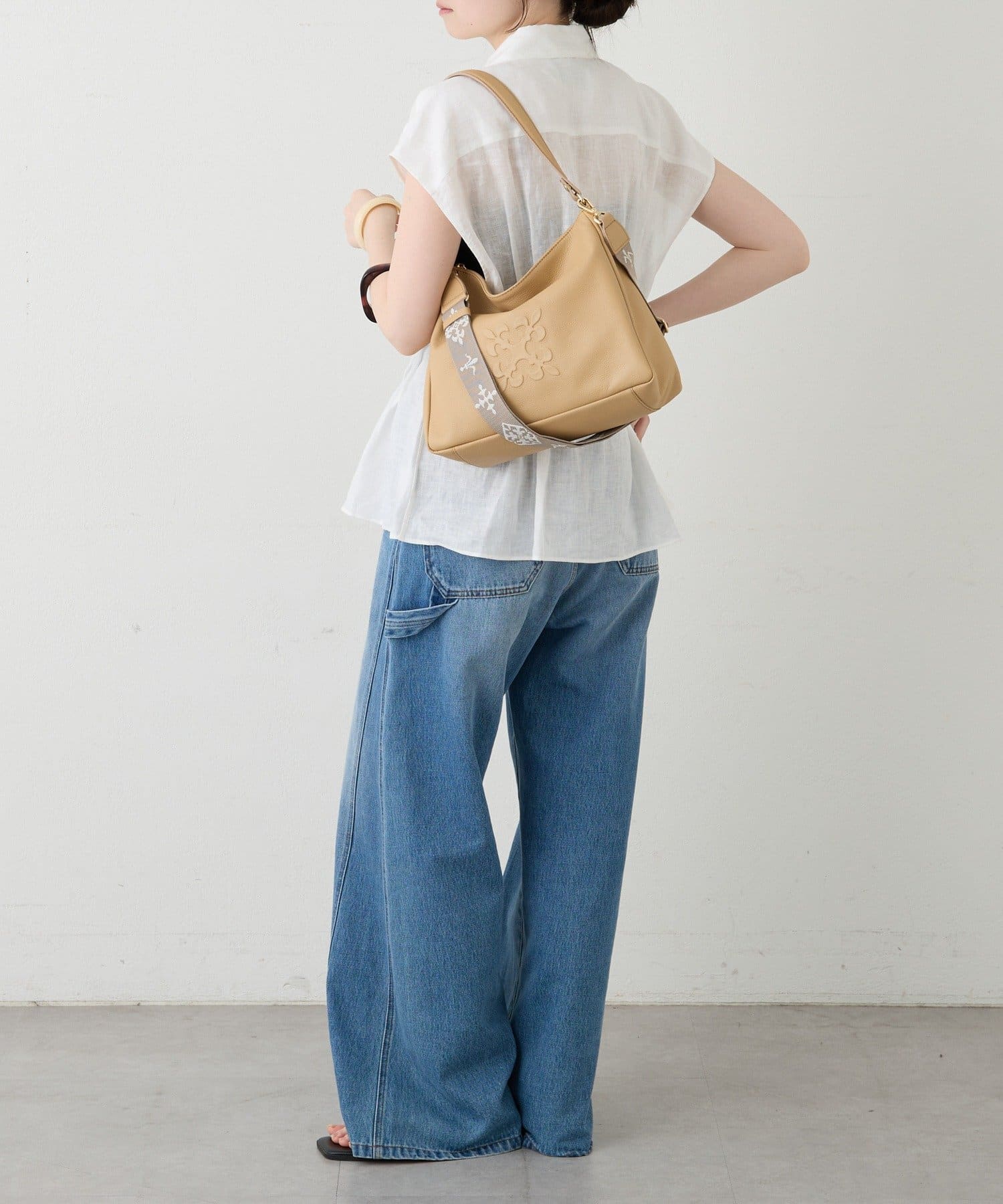 russet(ラシット) エンボスモノグラム2WAYショルダーバッグ