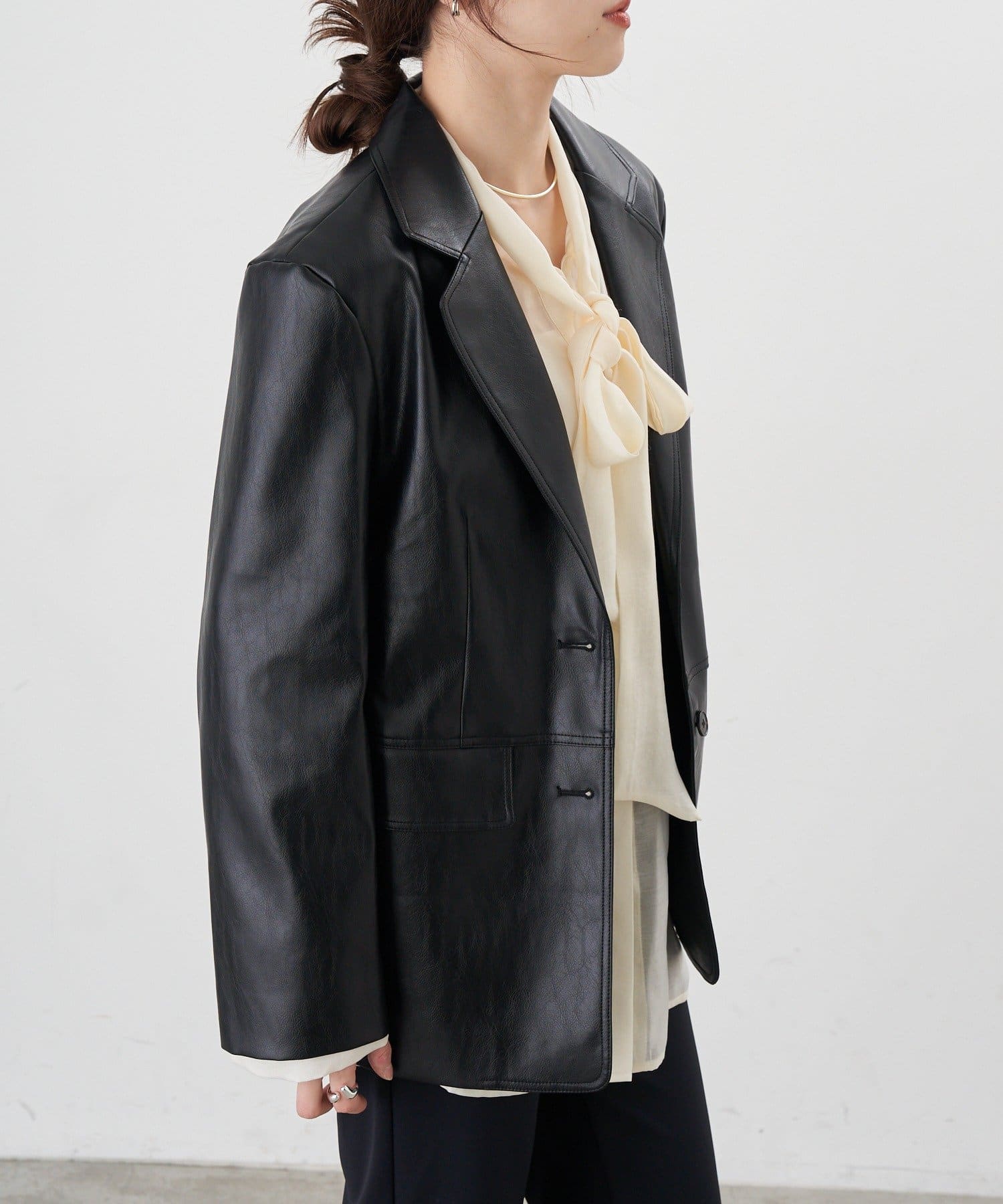 SHENERY(シーナリー) 【26SS予約】レザーテーラージャケット